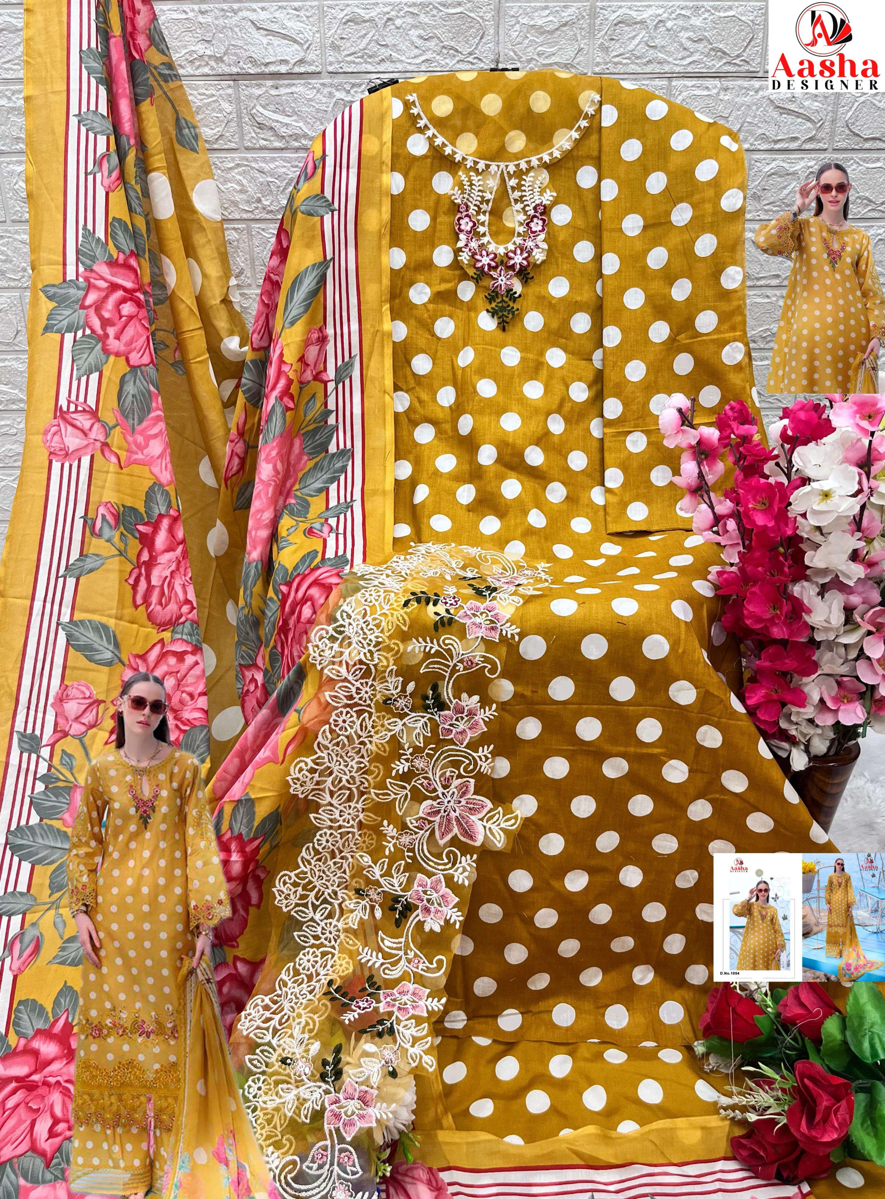 AASHA DESIGNER D NO 1054 AND 1055 