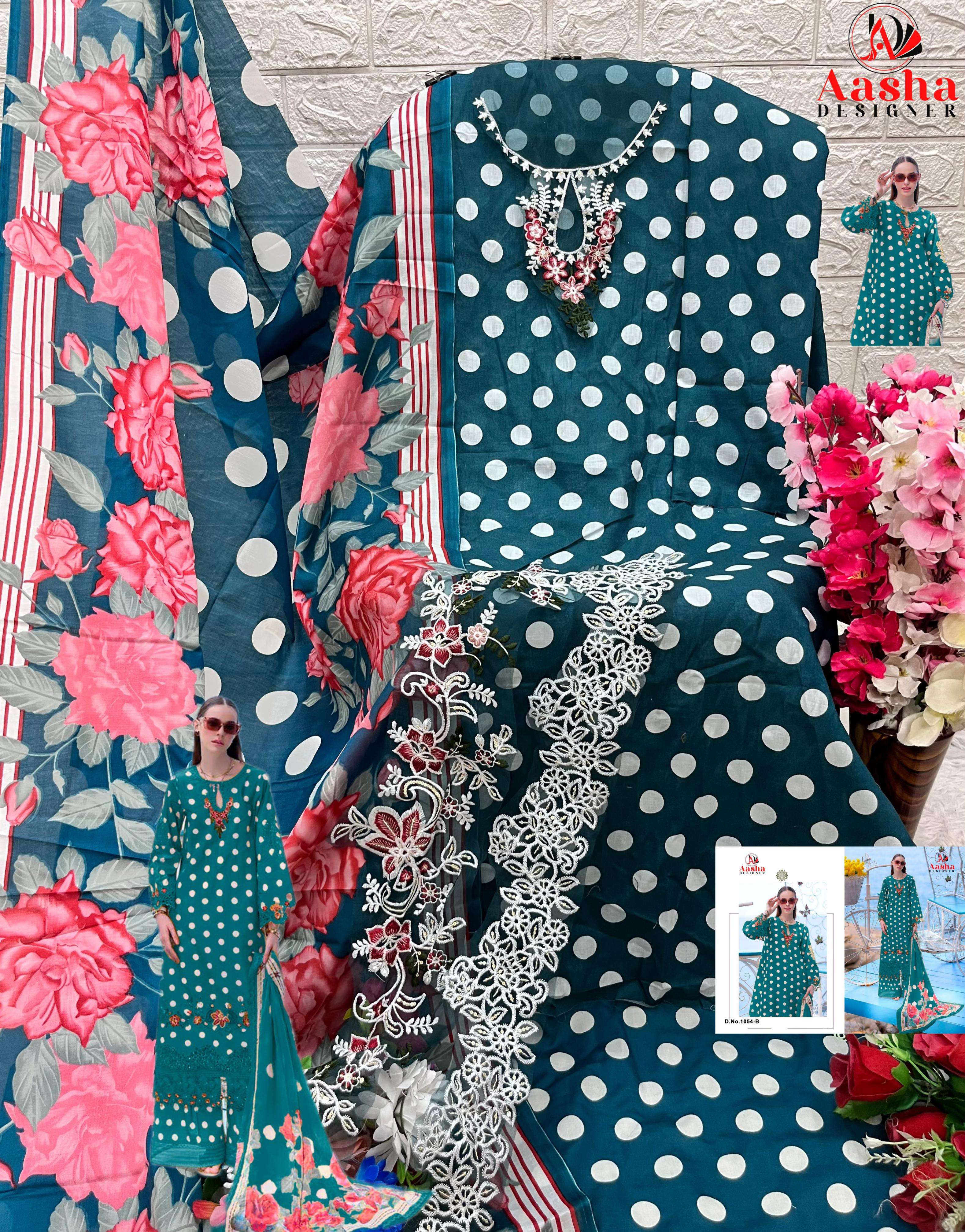 AASHA DESIGNER D NO 1054 AND 1055 