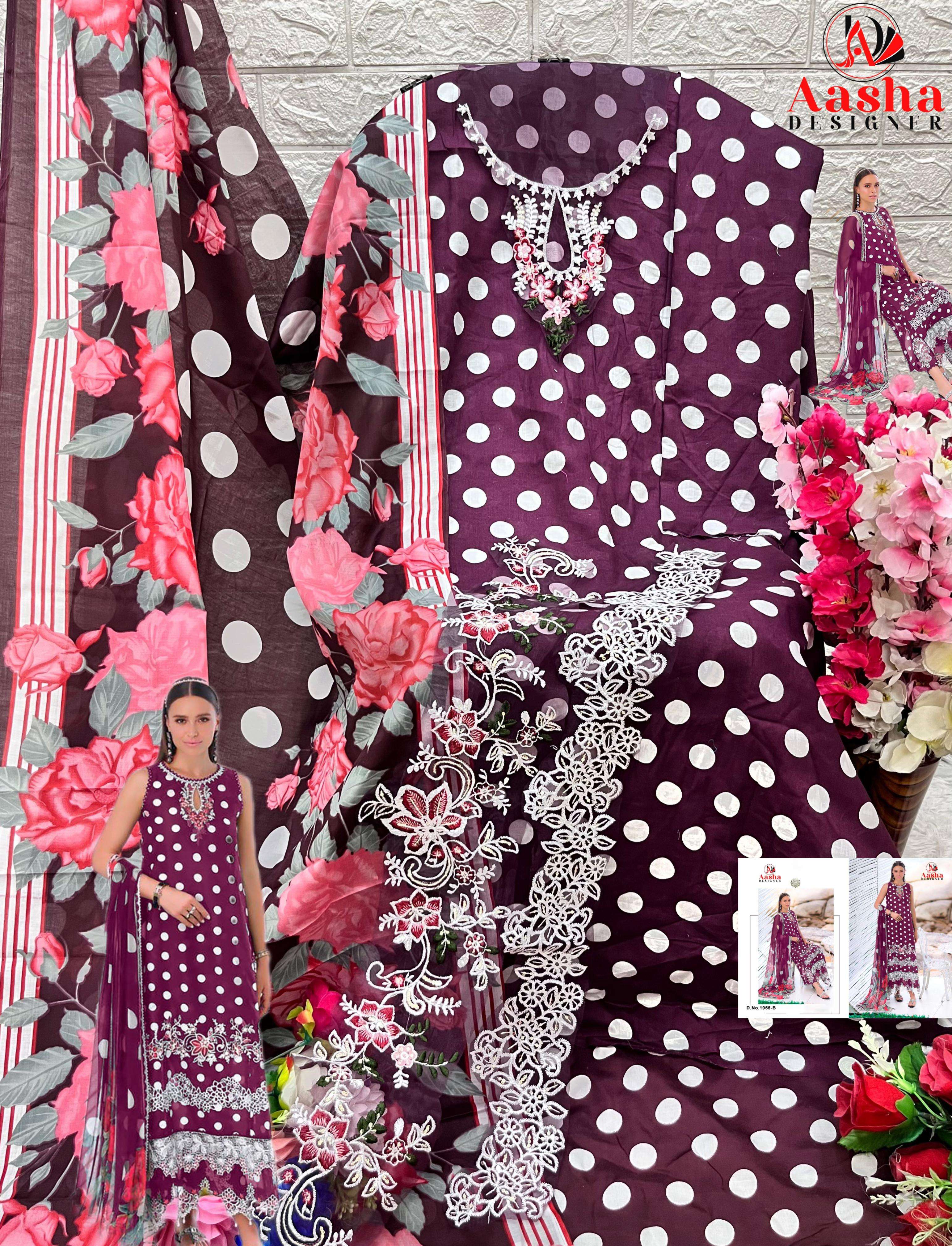 AASHA DESIGNER D NO 1054 AND 1055 