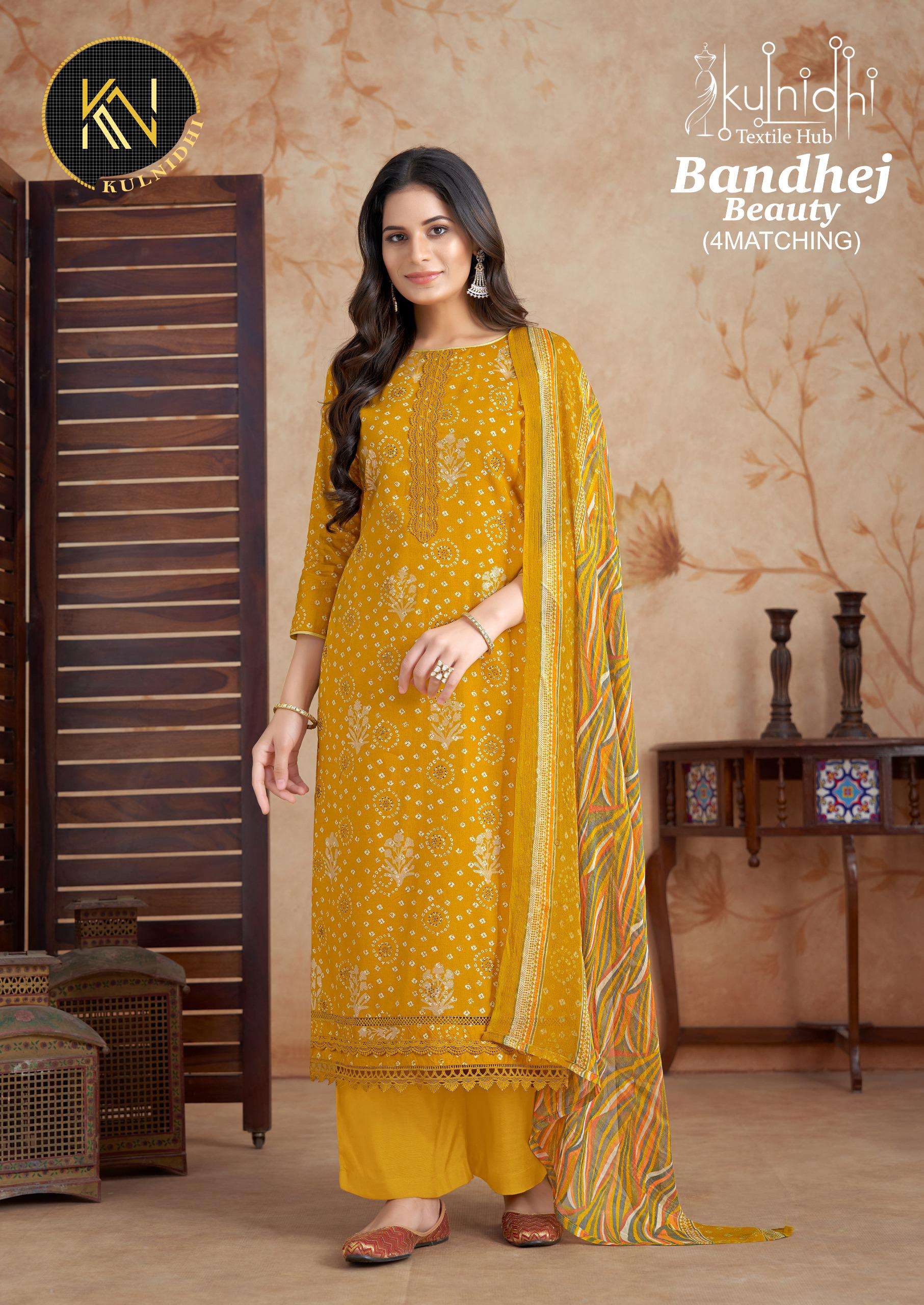 ALOK SUITS  KULNIDHI BANDHEJ