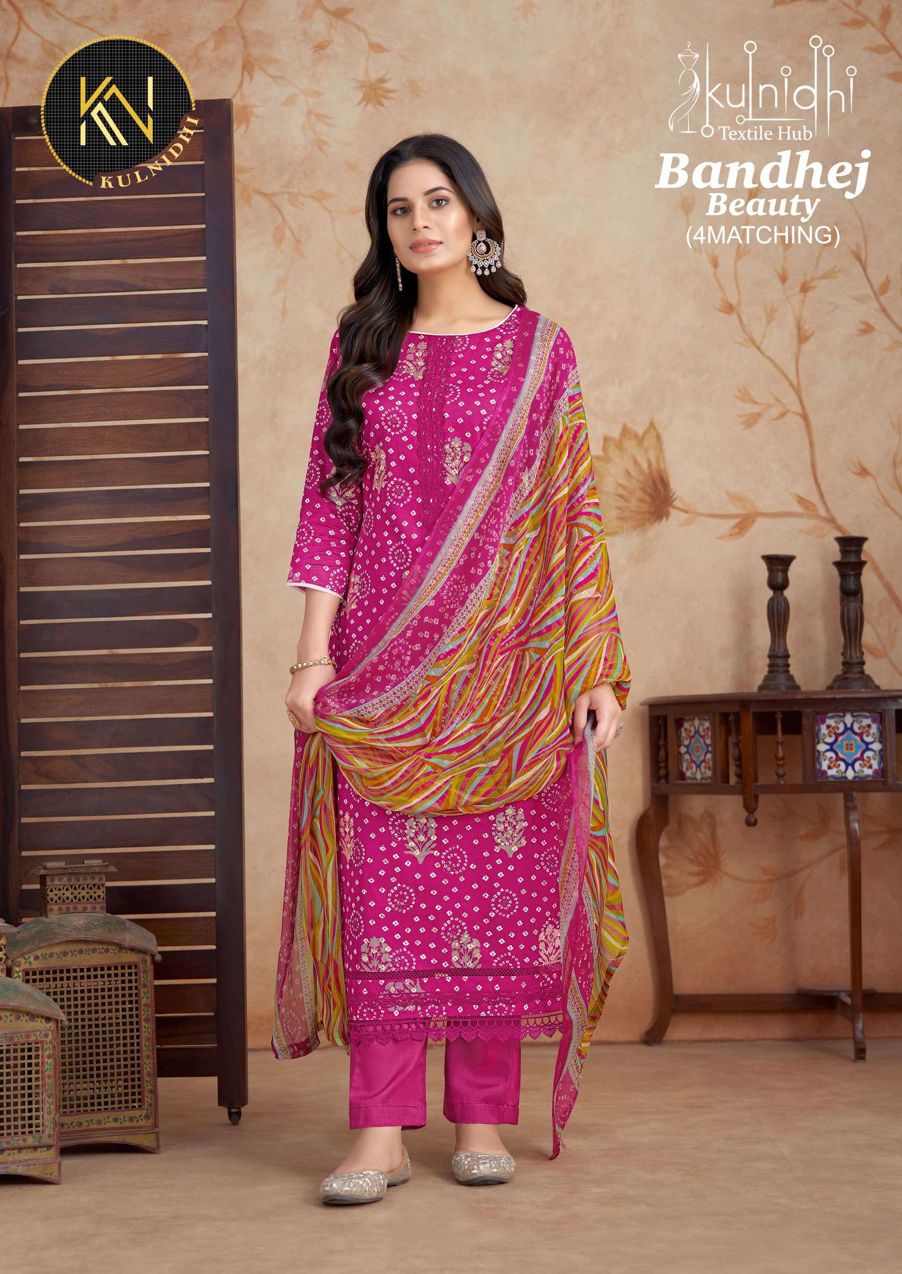 ALOK SUITS  KULNIDHI BANDHEJ