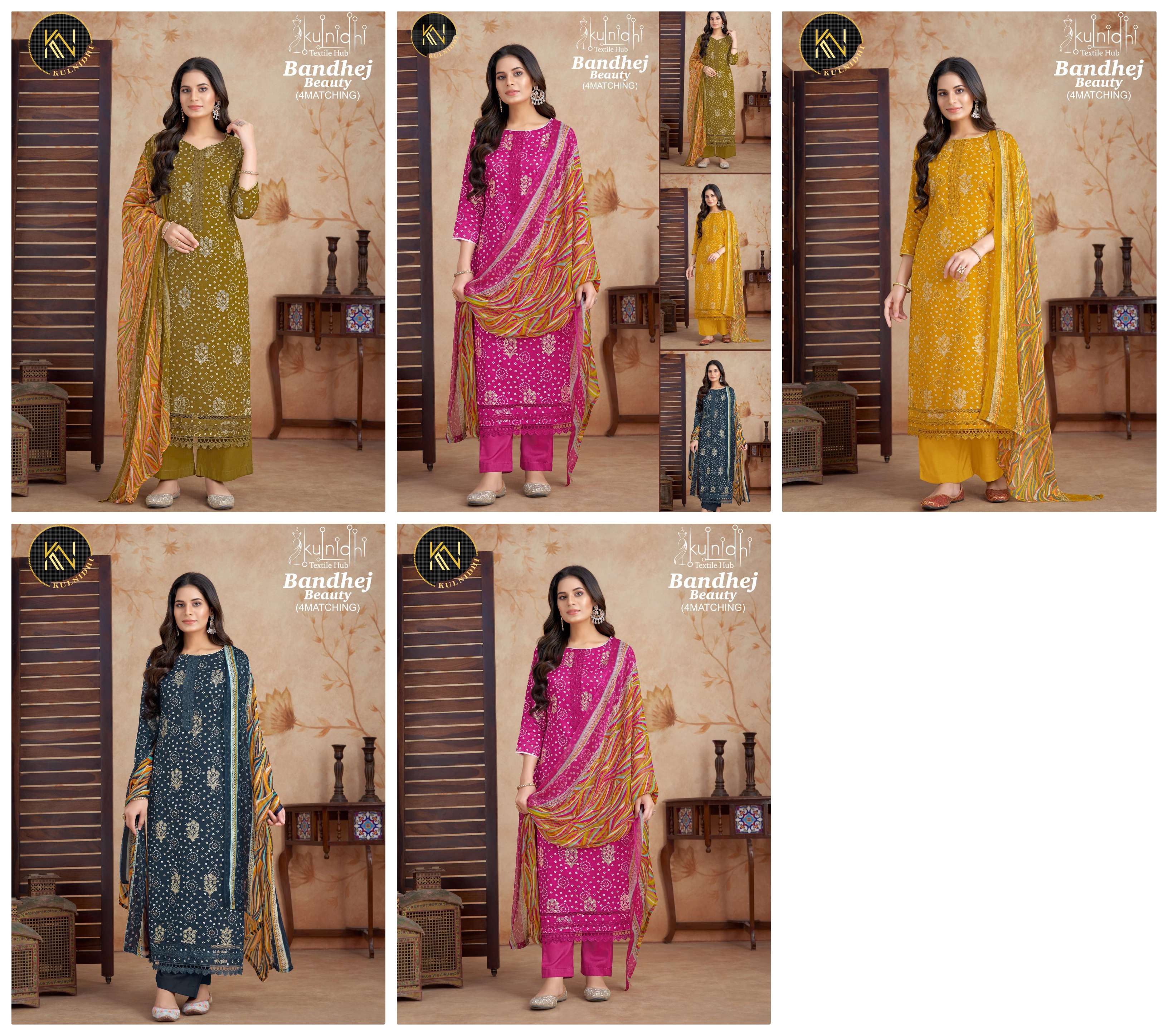 ALOK SUITS  KULNIDHI BANDHEJ