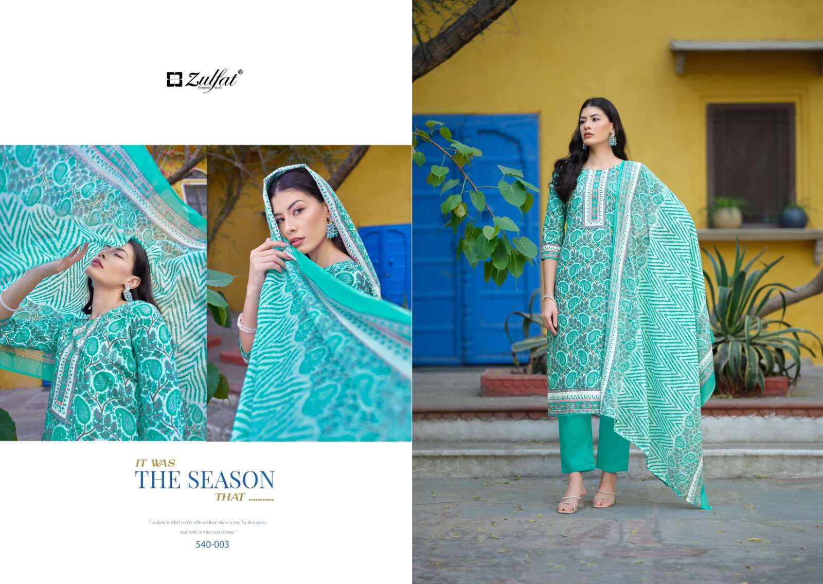 ZULFAT DESIGNER SUITS FARHANA VOL 3 