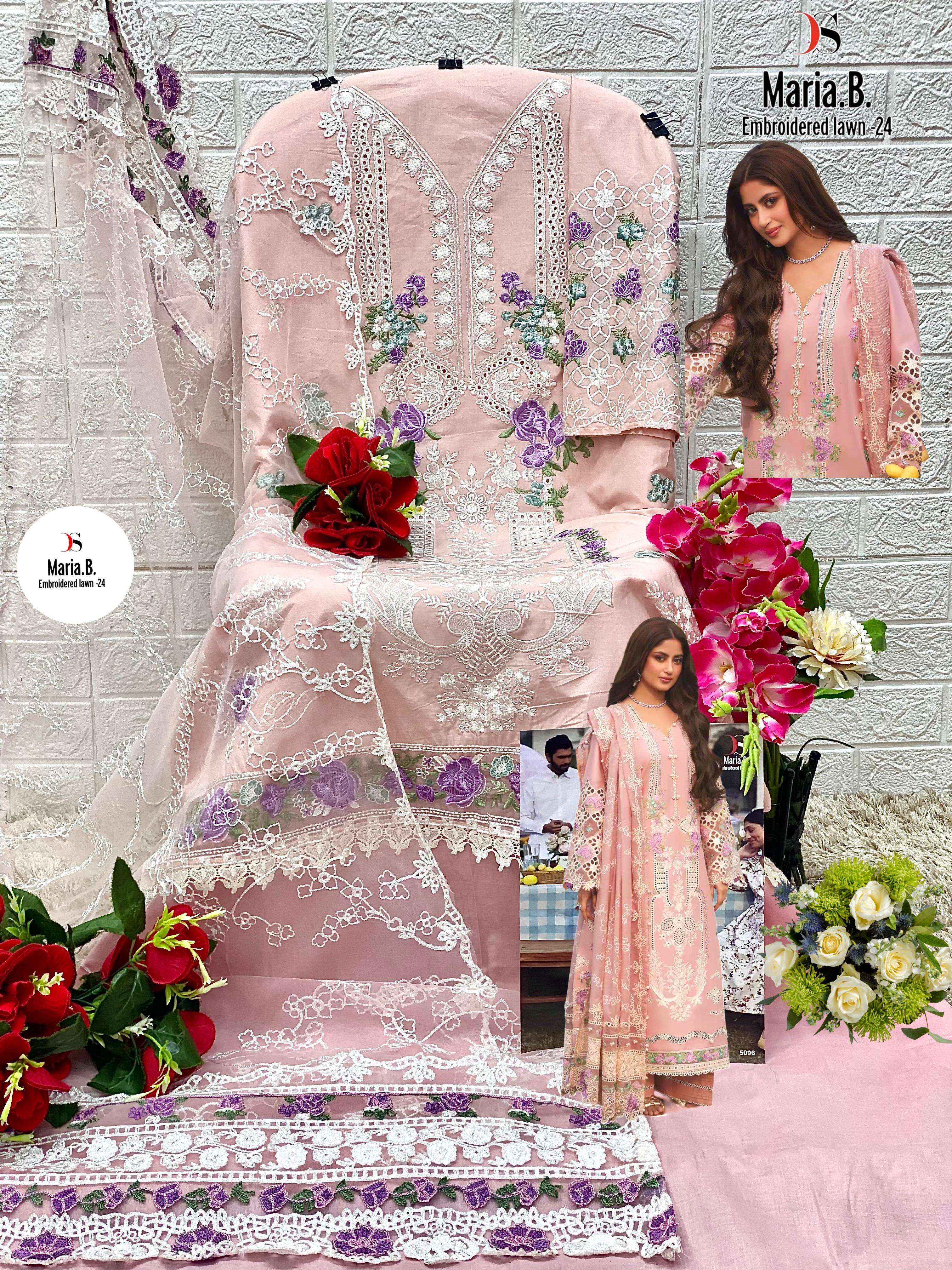 DEEPSY SUITS MARIA B EMBROIDERED LAWN 24