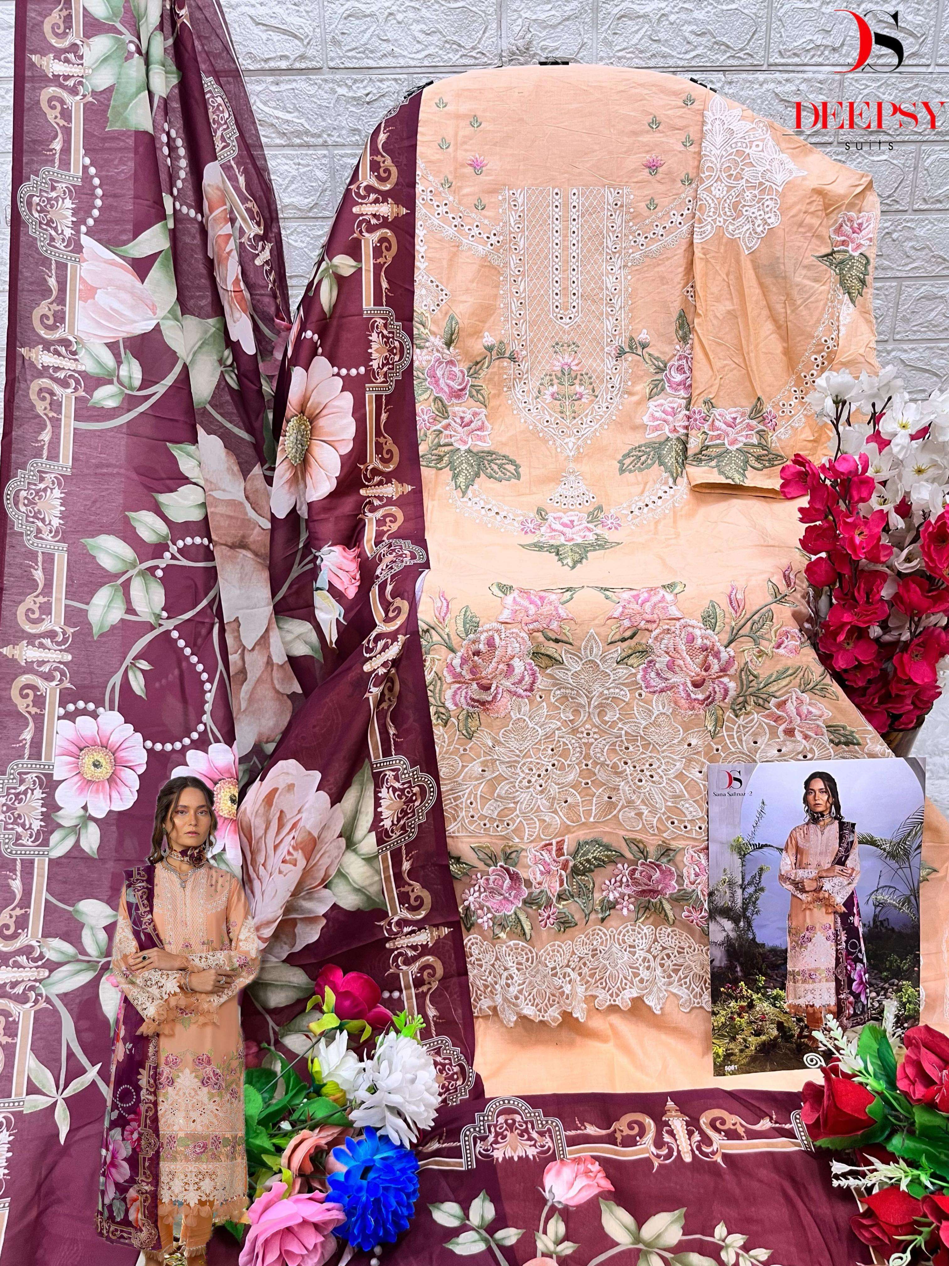 DEEPSY SUITS SANA SAFINAZ LAWN 24 VOL 2