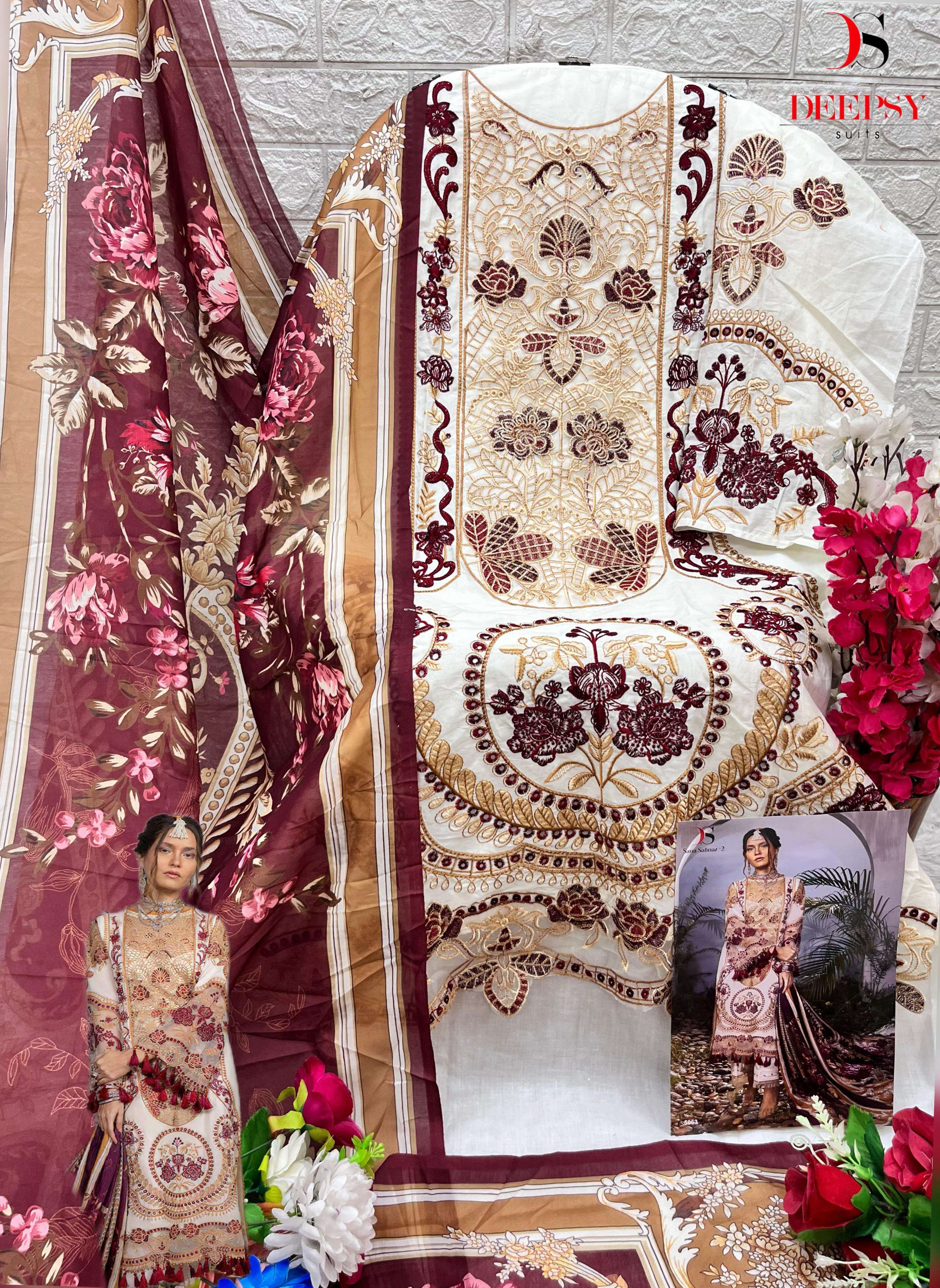 DEEPSY SUITS SANA SAFINAZ LAWN 24 VOL 2