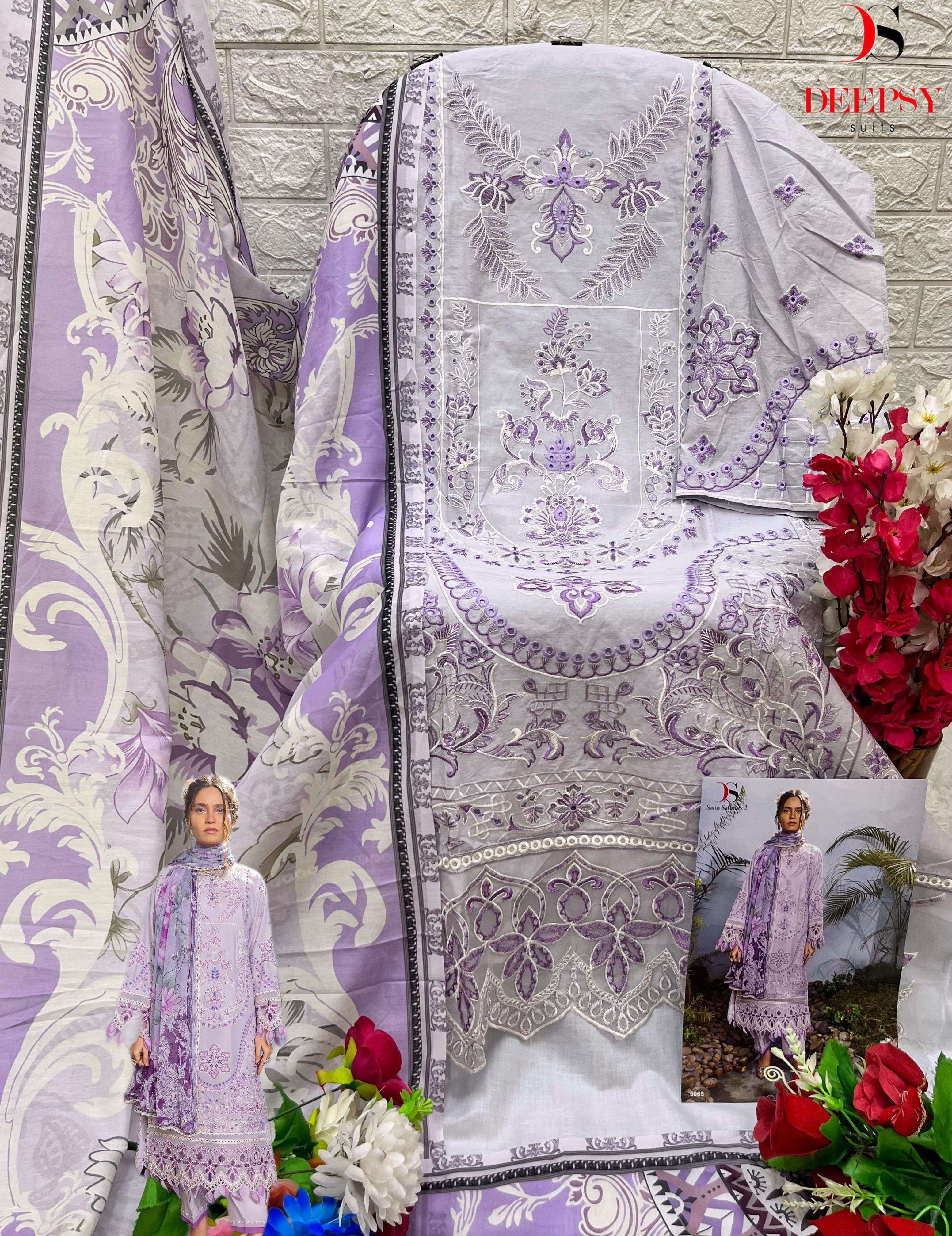 DEEPSY SUITS SANA SAFINAZ LAWN 24 VOL 2