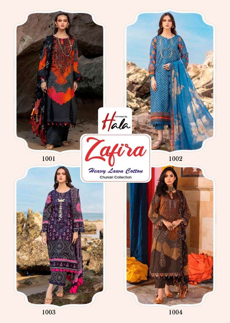 HALA ZAFIRA CHUNARI COLLECTION