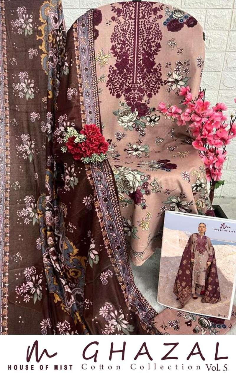 HOUSE OF MIST GHAZAL COTTON COLLECTION VOL 5
