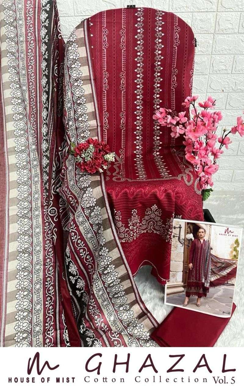 HOUSE OF MIST GHAZAL COTTON COLLECTION VOL 5