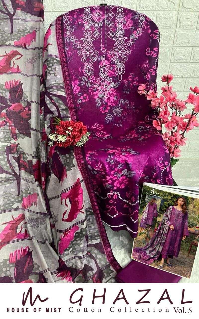 HOUSE OF MIST GHAZAL COTTON COLLECTION VOL 5
