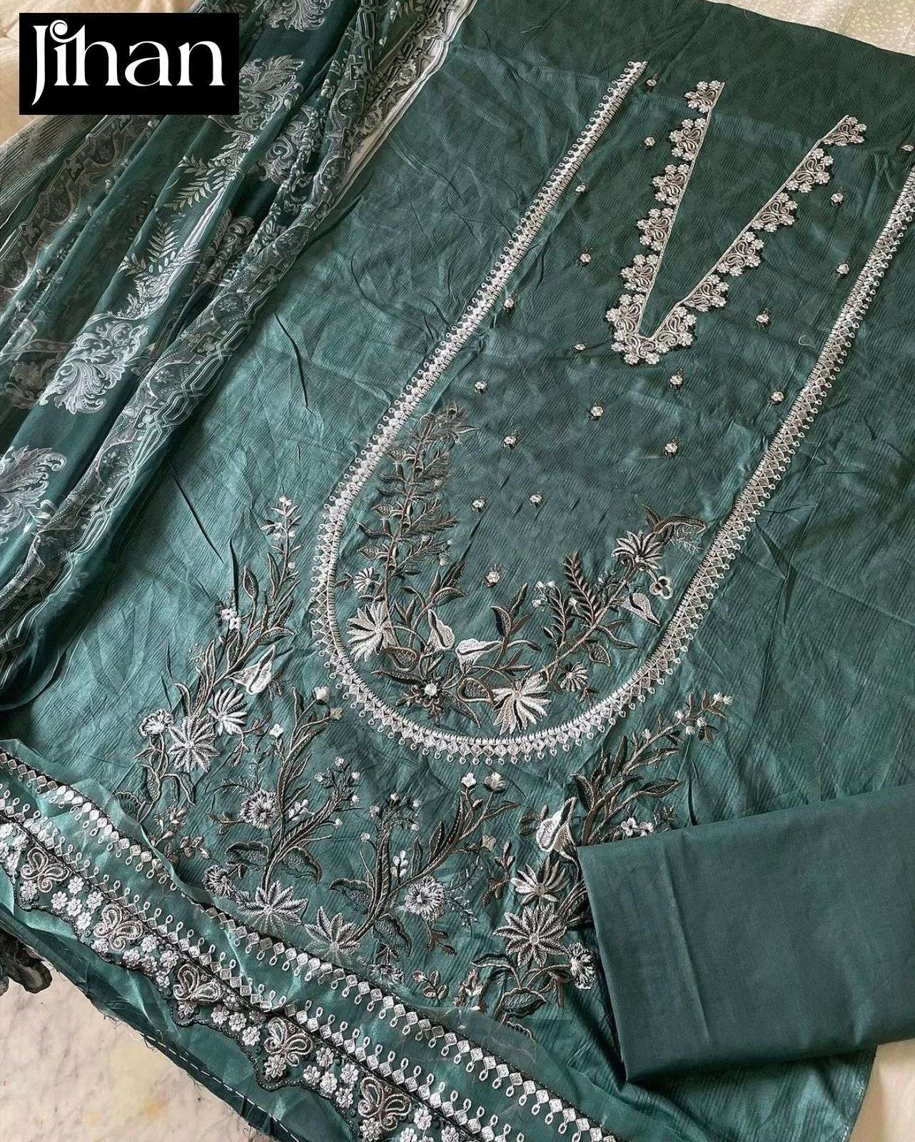 JIHAN CHEVRON LUXURY LAWN COLLECTION VOL 3