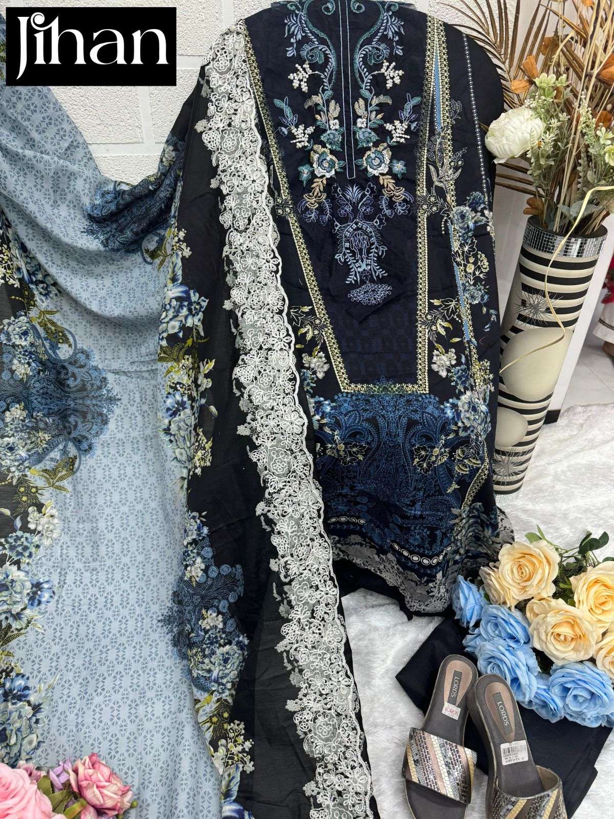  JIHAN NEEDLE WONDER LAWN COLLECTION D NO 3354