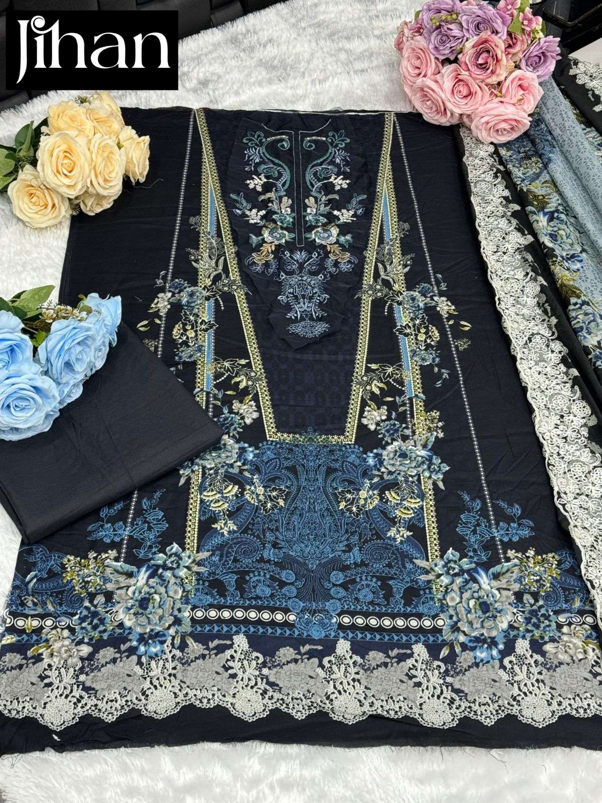  JIHAN NEEDLE WONDER LAWN COLLECTION D NO 3354