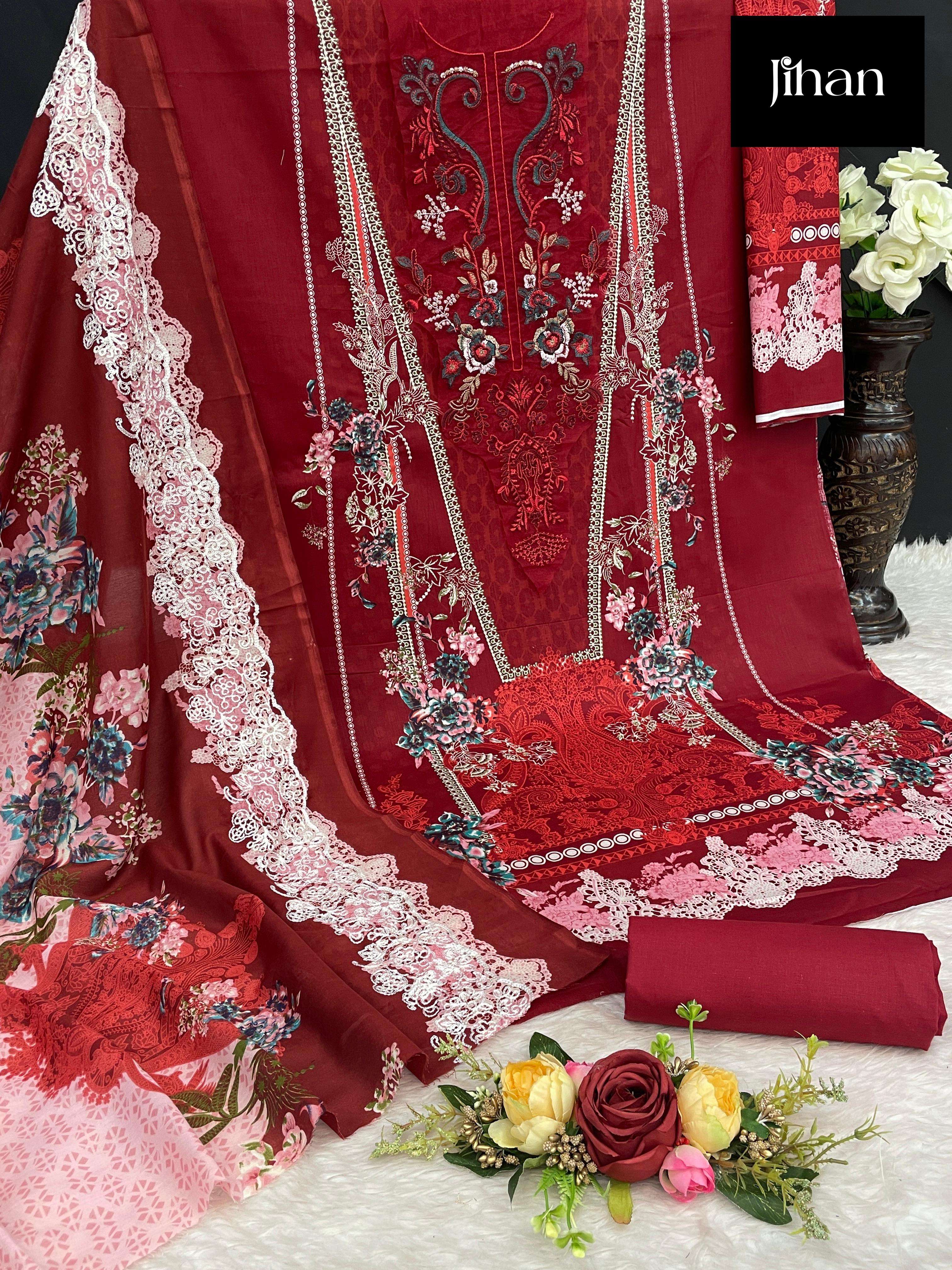  JIHAN NEEDLE WONDER LAWN COLLECTION D NO 3354