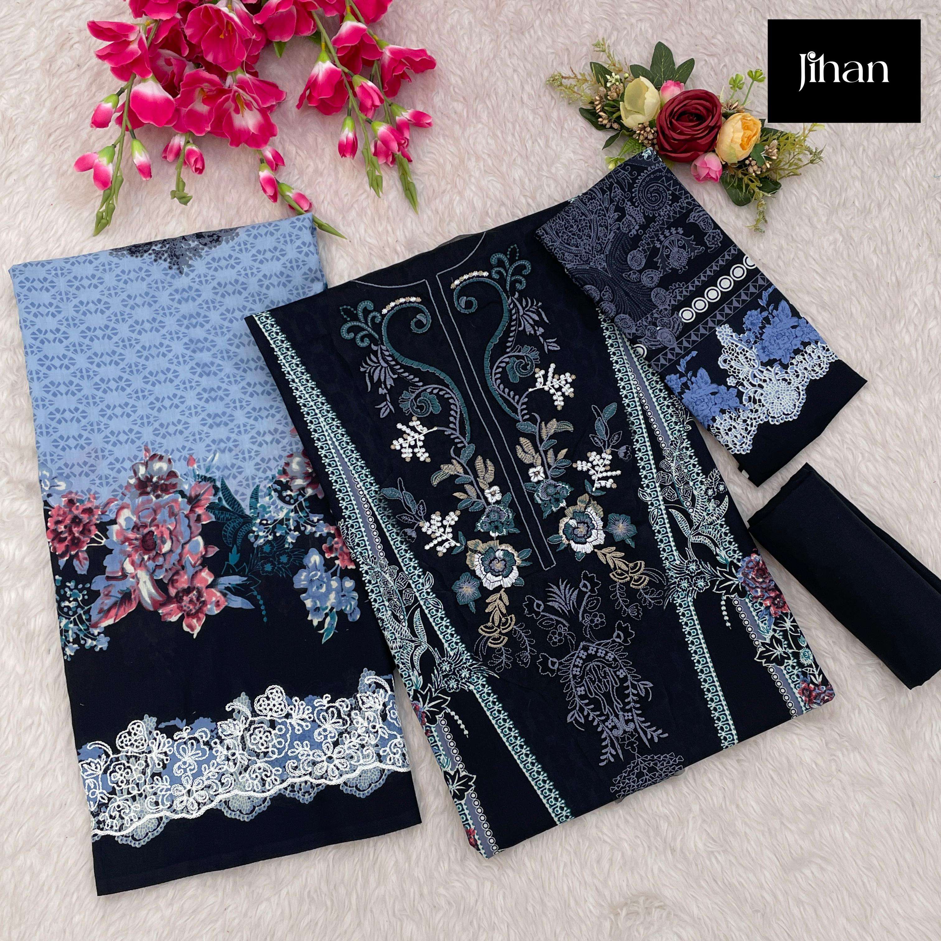  JIHAN NEEDLE WONDER LAWN COLLECTION D NO 3354