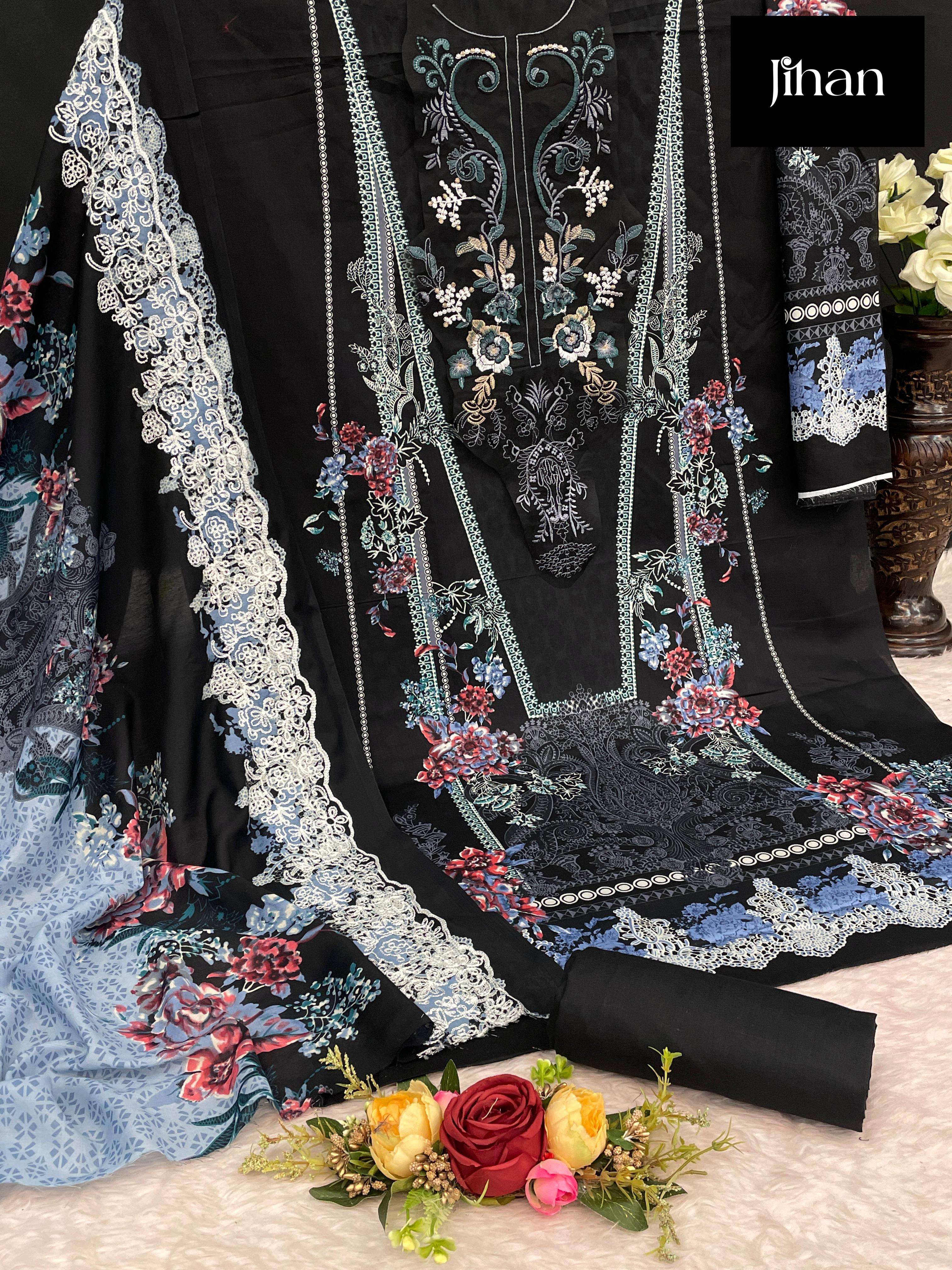  JIHAN NEEDLE WONDER LAWN COLLECTION D NO 3354