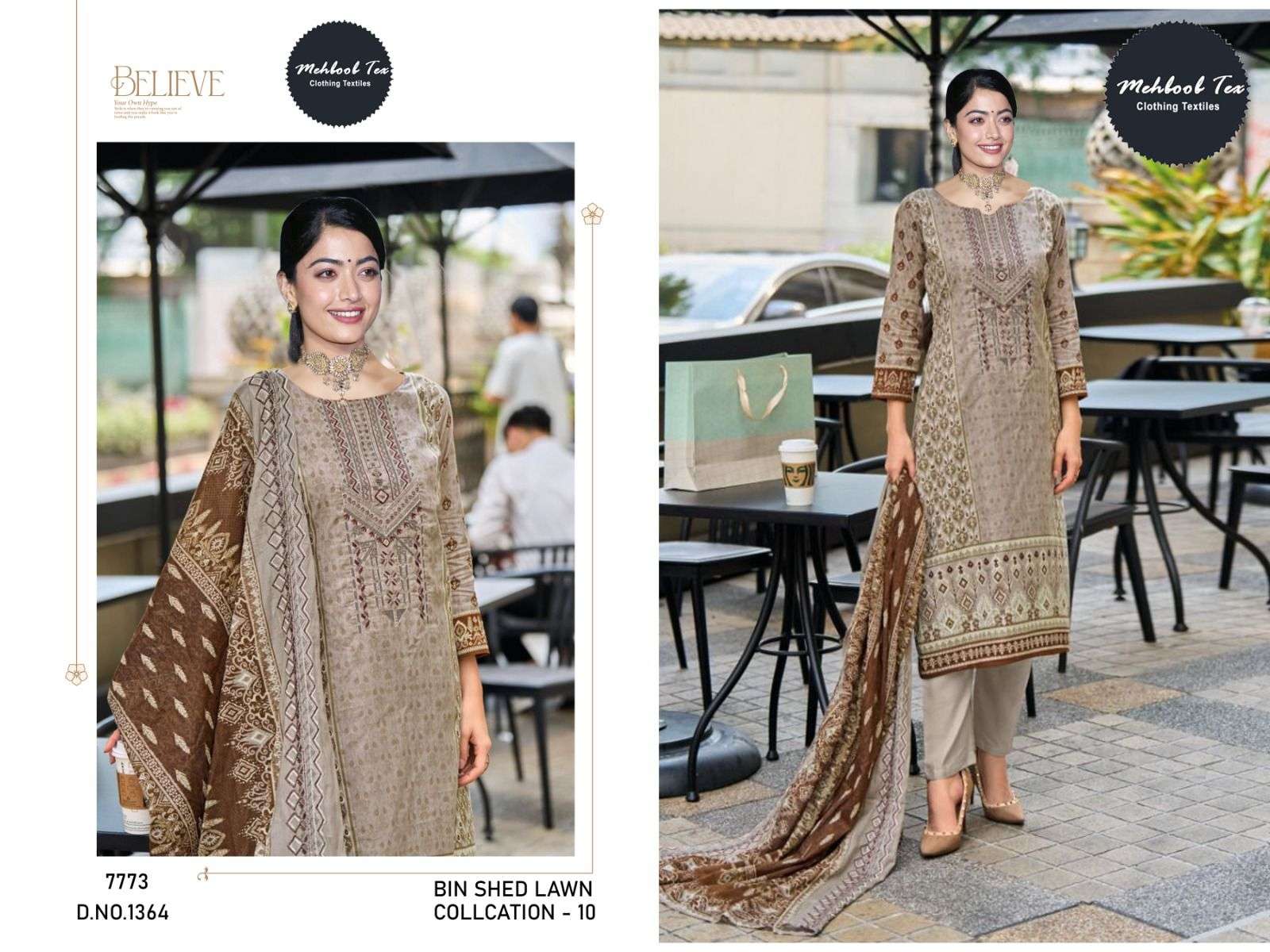 MEHBOOB TEX BIN SAEED LAWN COLLECTION VOL 10 