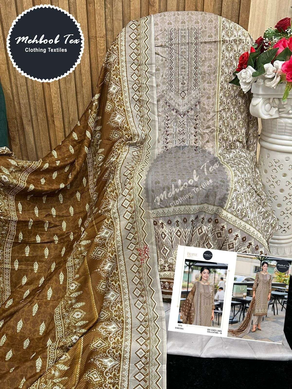 MEHBOOB TEX BIN SAEED LAWN COLLECTION VOL 10 