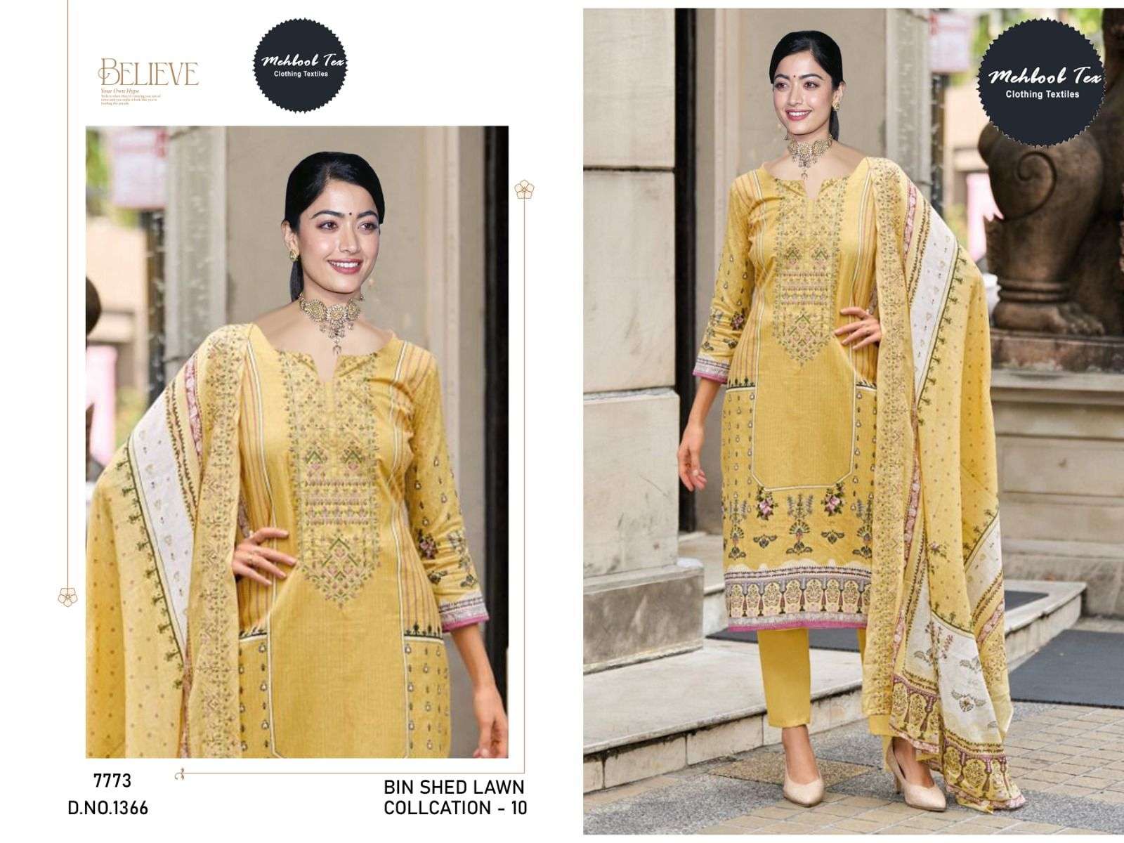 MEHBOOB TEX BIN SAEED LAWN COLLECTION VOL 10 