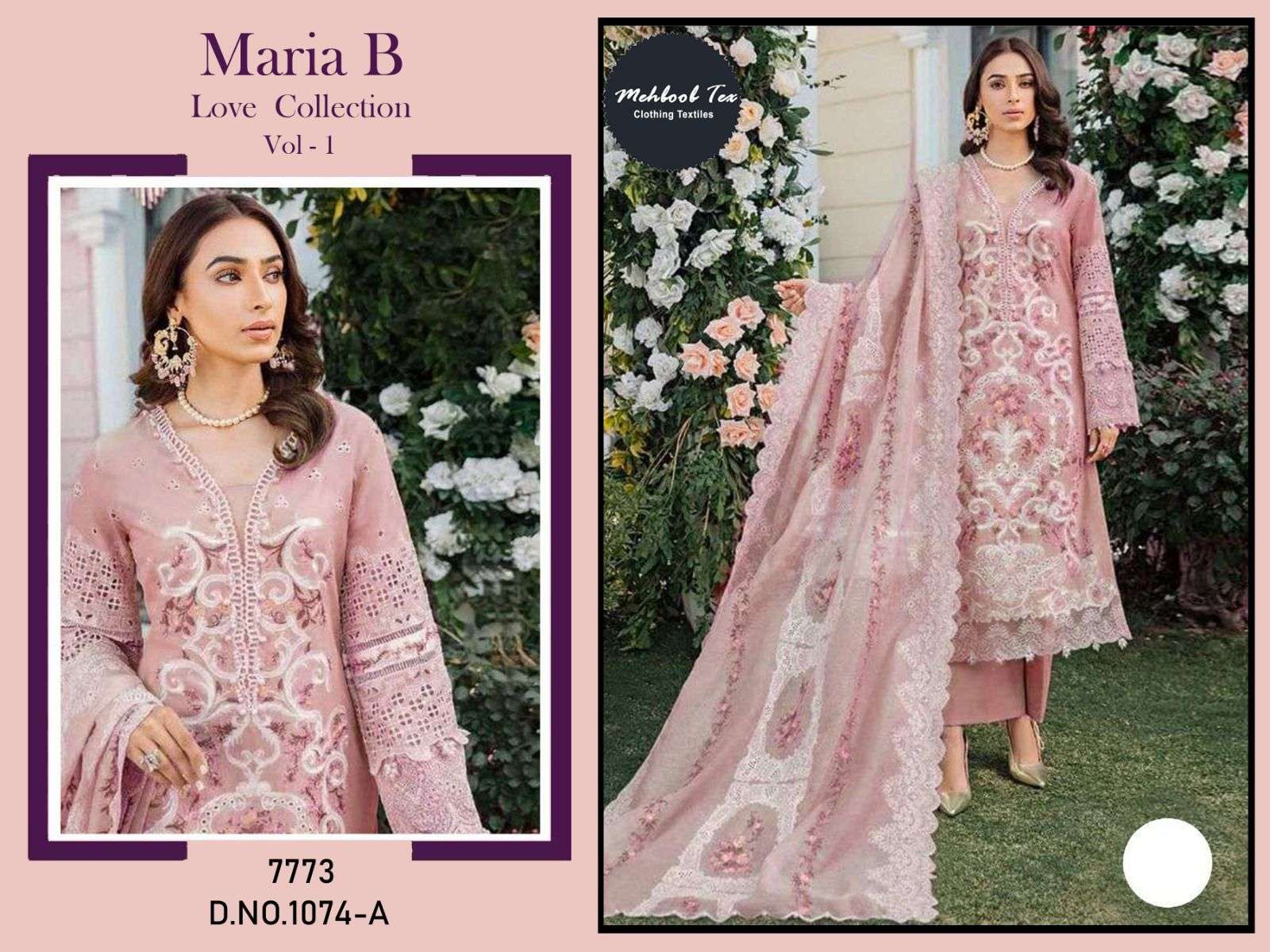 MEHBOOB TEX MARIA B LOVE COLLECTION 