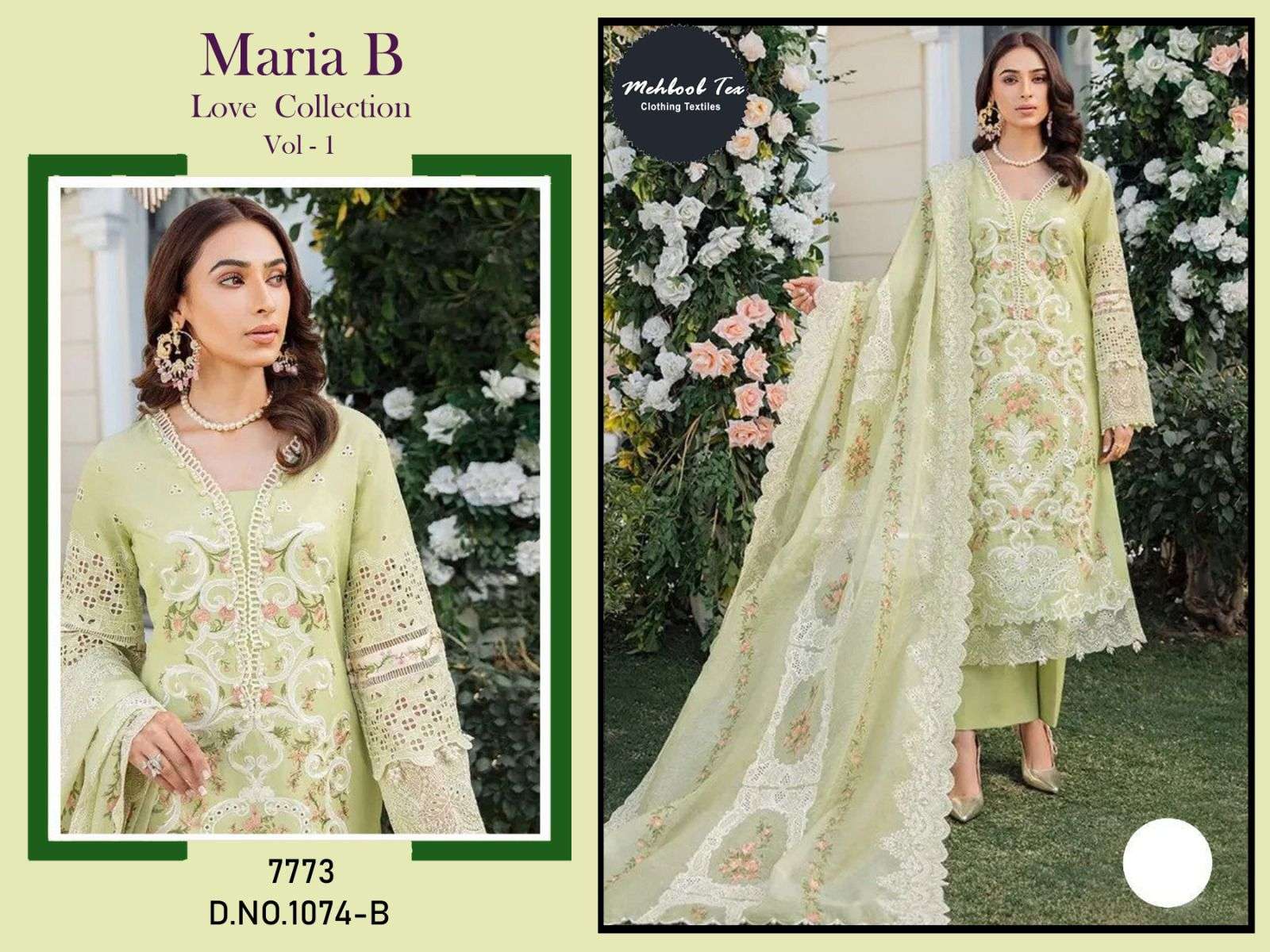 MEHBOOB TEX MARIA B LOVE COLLECTION 