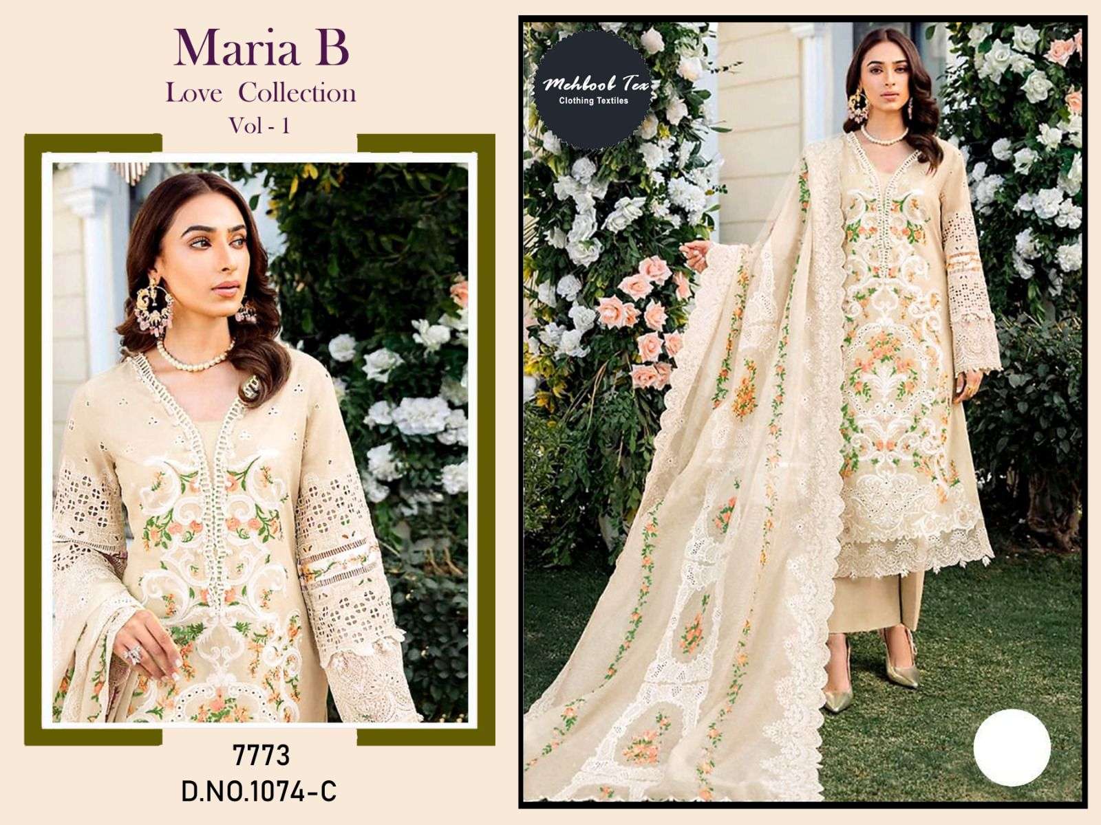 MEHBOOB TEX MARIA B LOVE COLLECTION 