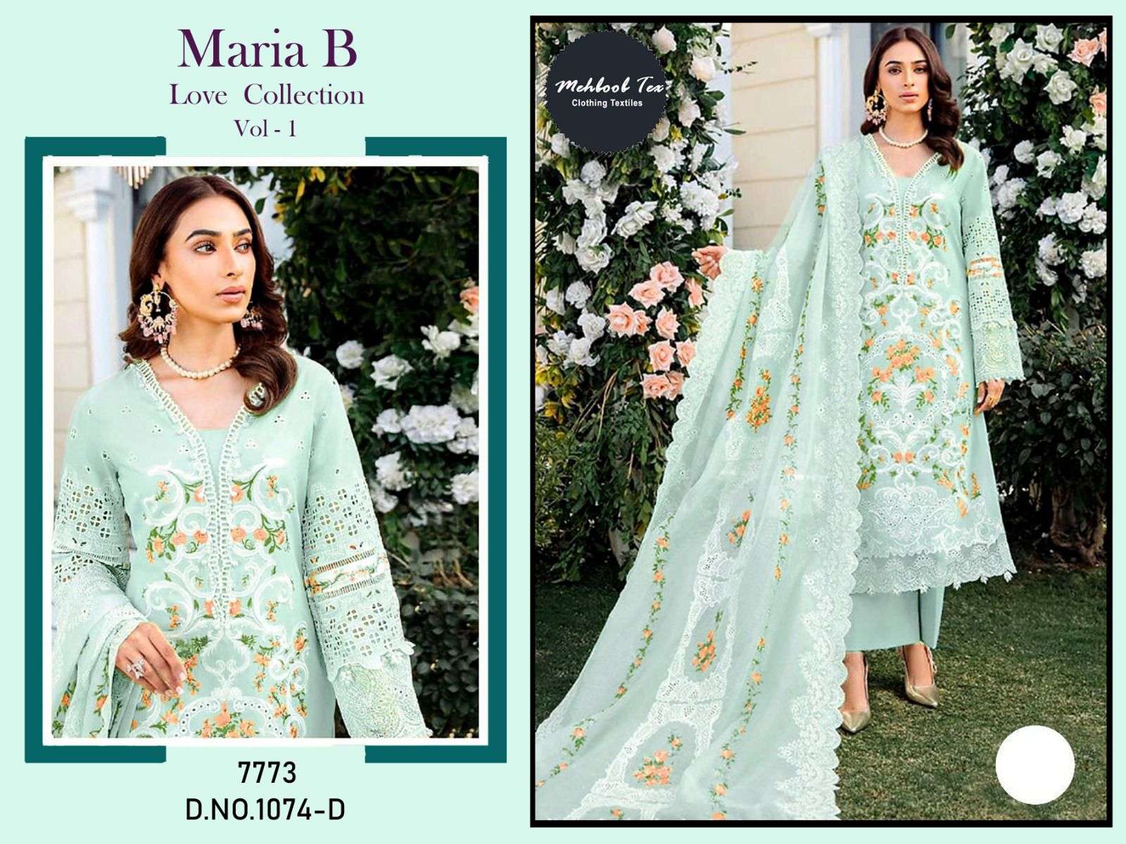 MEHBOOB TEX MARIA B LOVE COLLECTION 