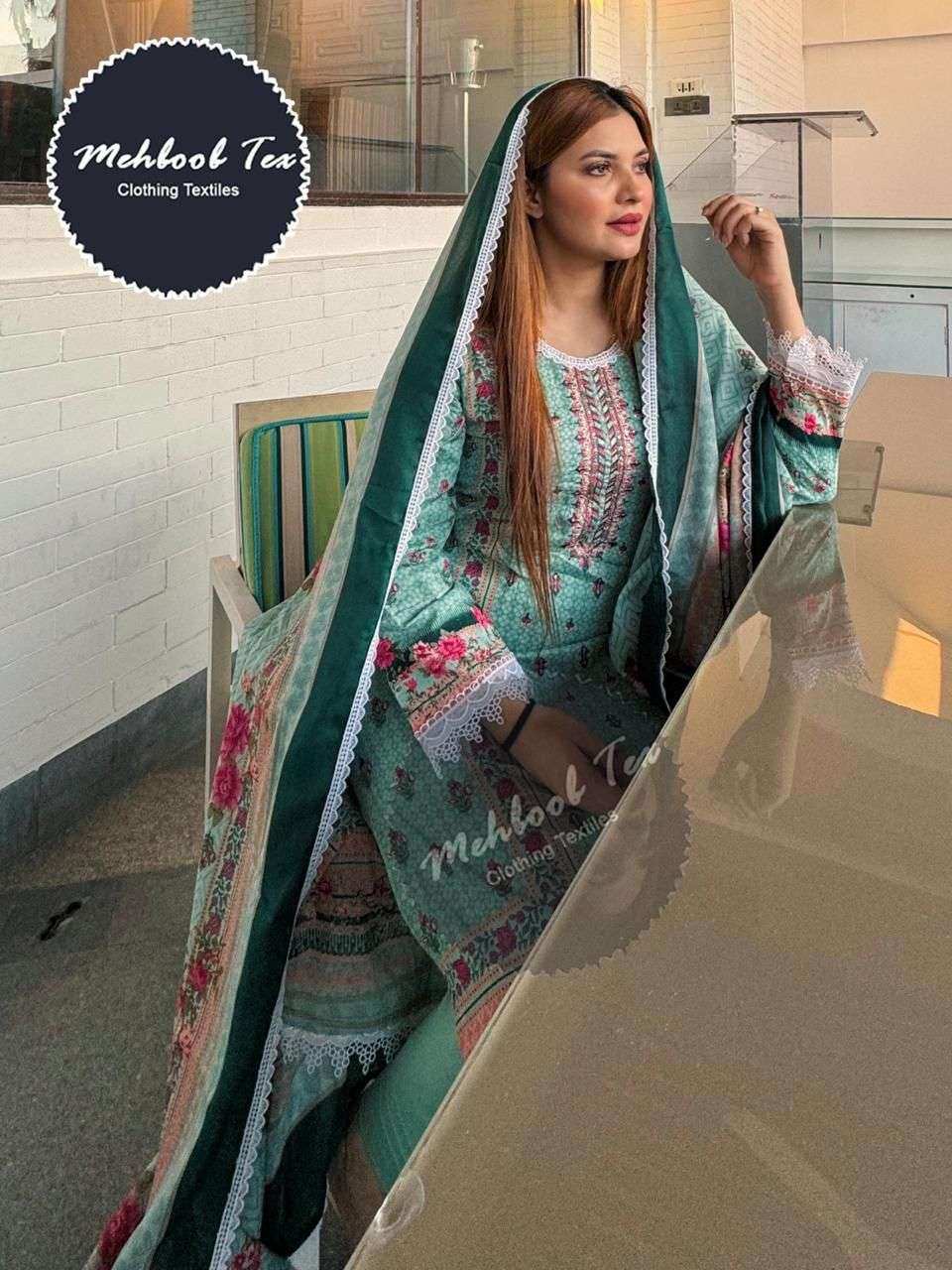 MEHBOOB TEX SAHNAZ SELF EMBROIDERED COLLECTION VOL 2