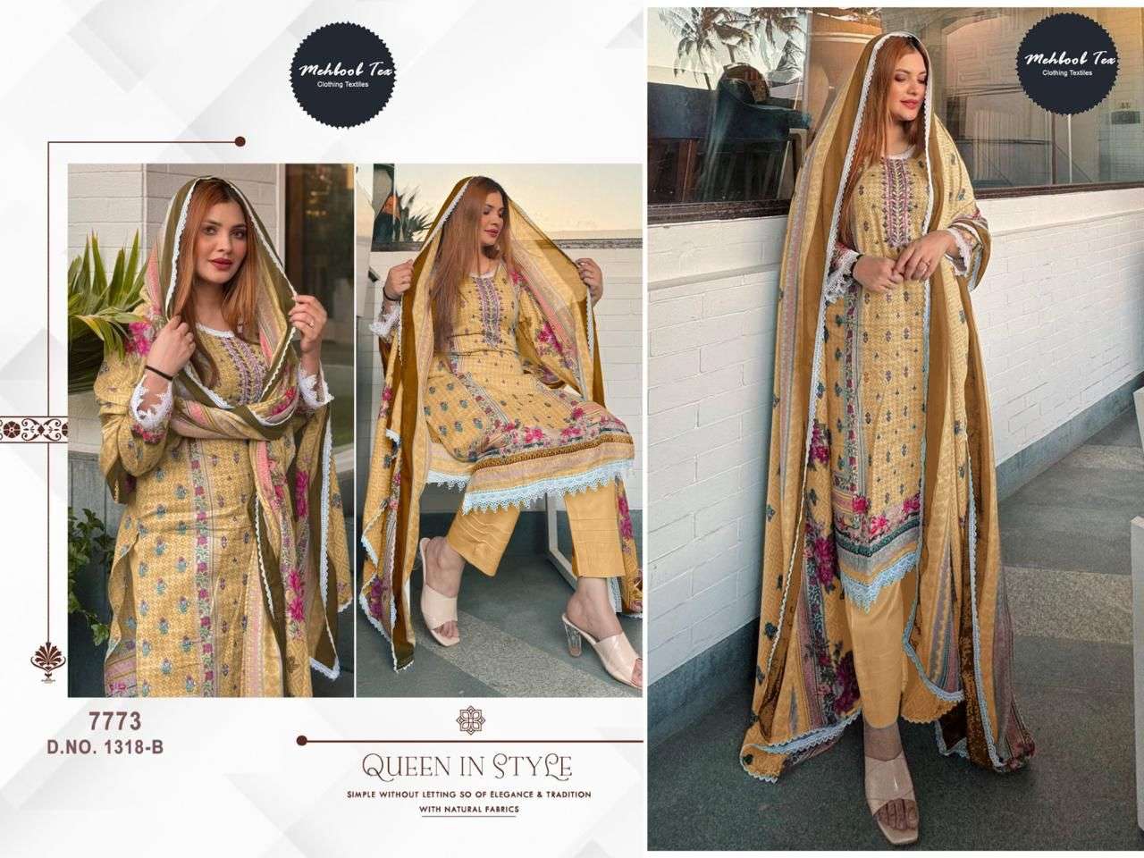 MEHBOOB TEX SAHNAZ SELF EMBROIDERED COLLECTION VOL 2