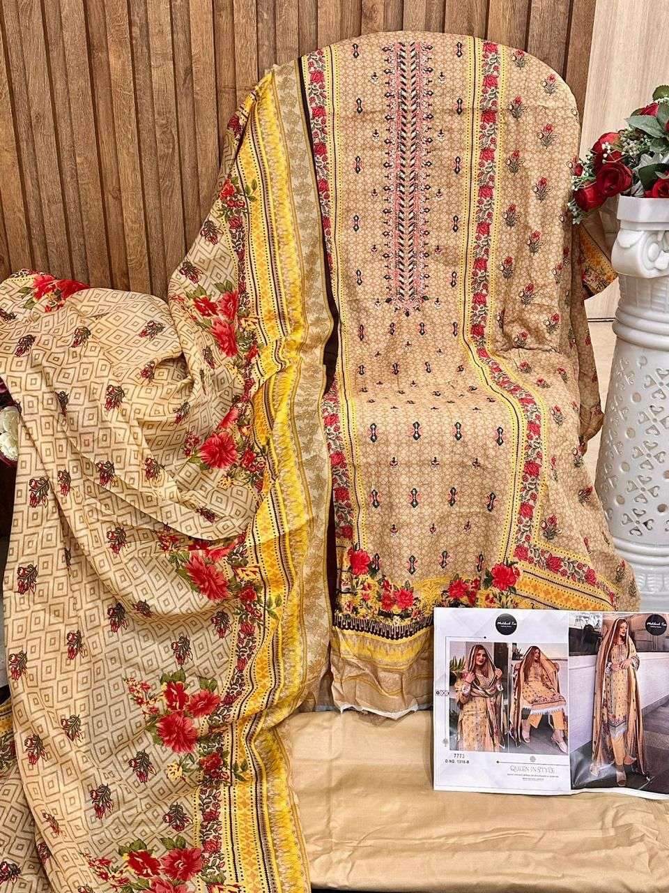 MEHBOOB TEX SAHNAZ SELF EMBROIDERED COLLECTION VOL 2