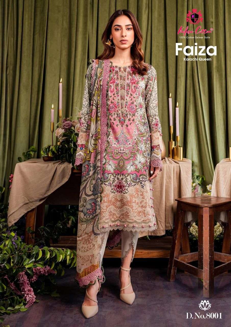 NAFISA COTTON FAIZA KARACHI QUEEN VOL 8