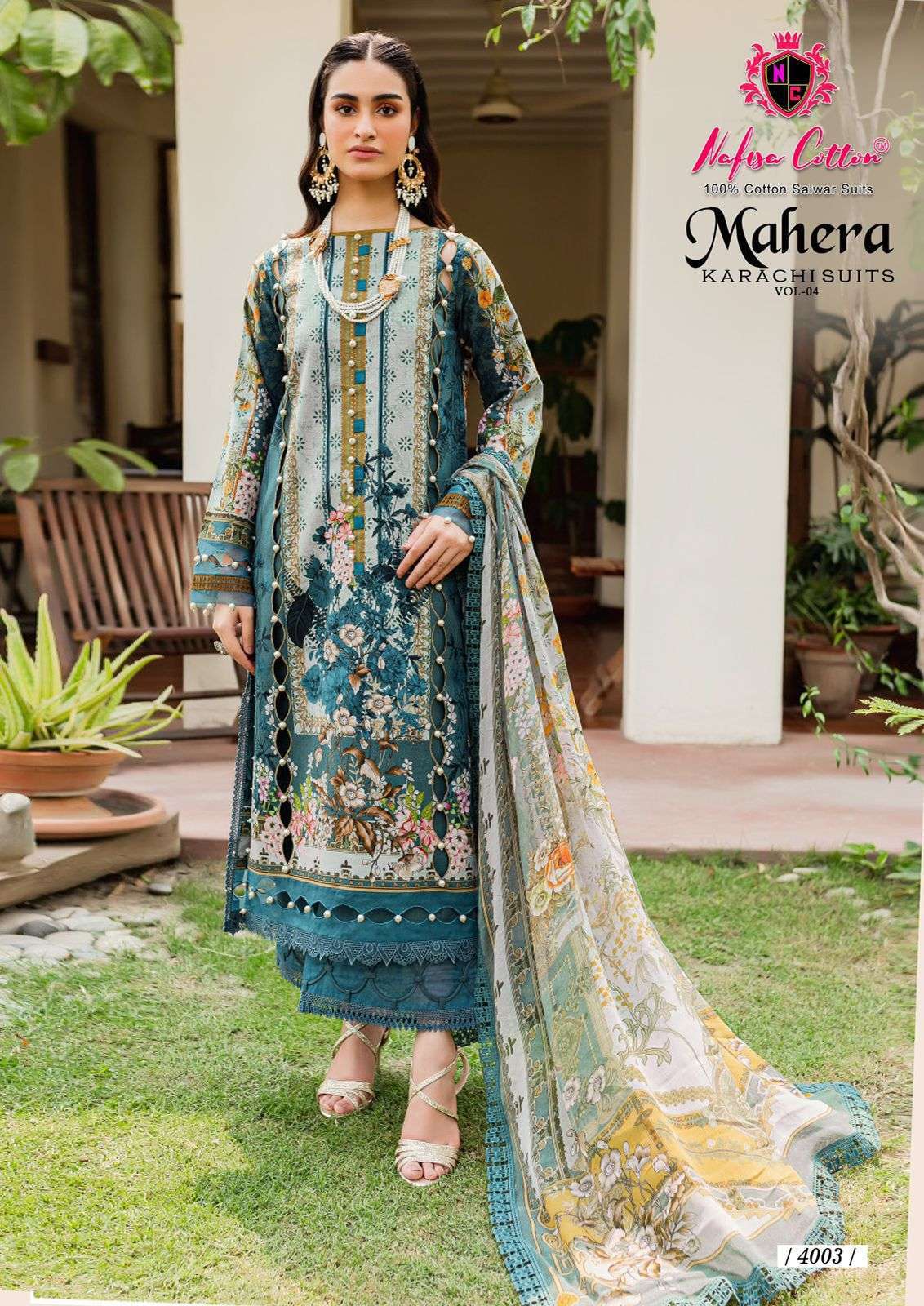 NAFISA COTTON MAHERA KARACHI SUITS VOL 4