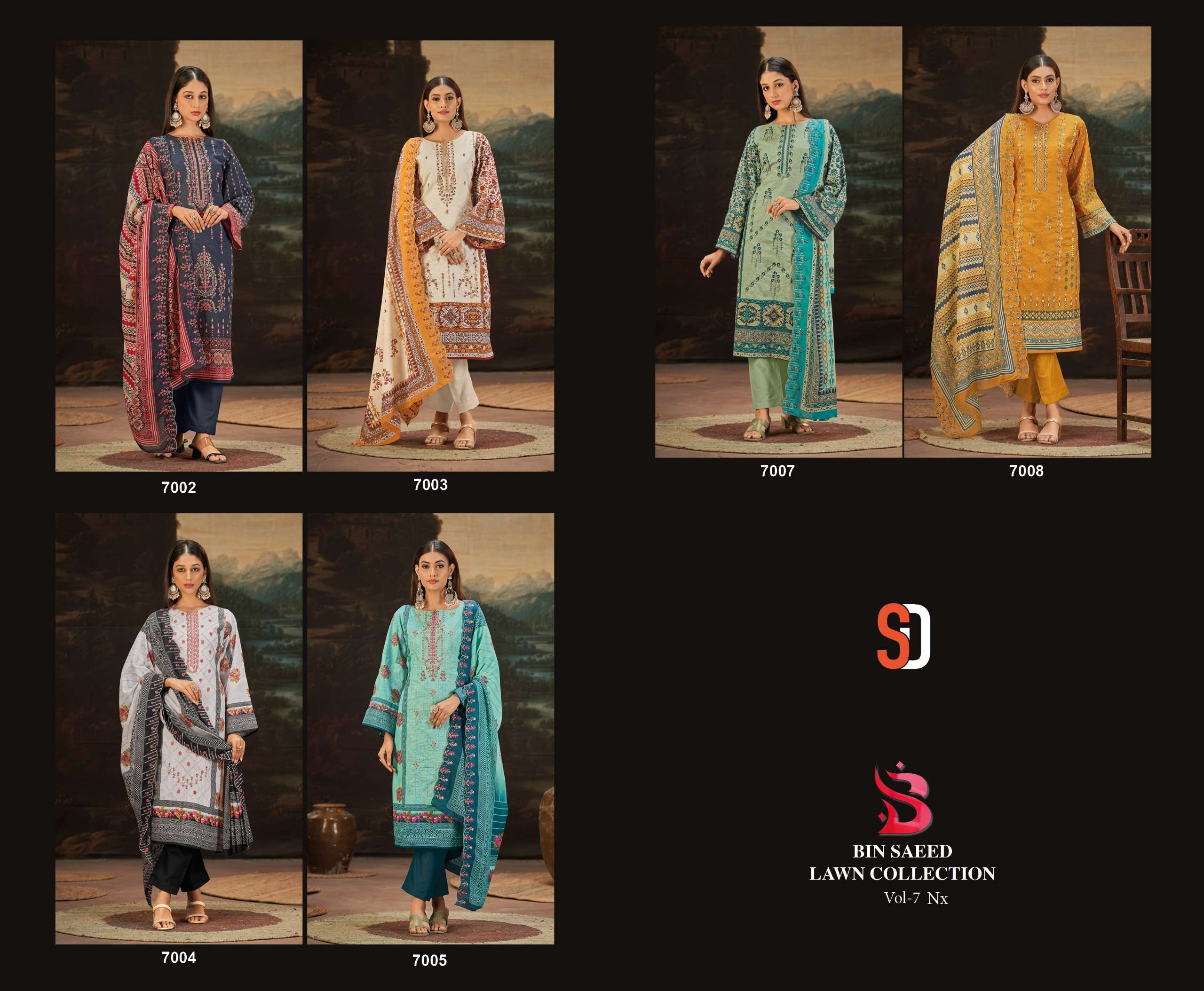SHARADDHA DESIGNER BIN SAEED VOL 7 NX 