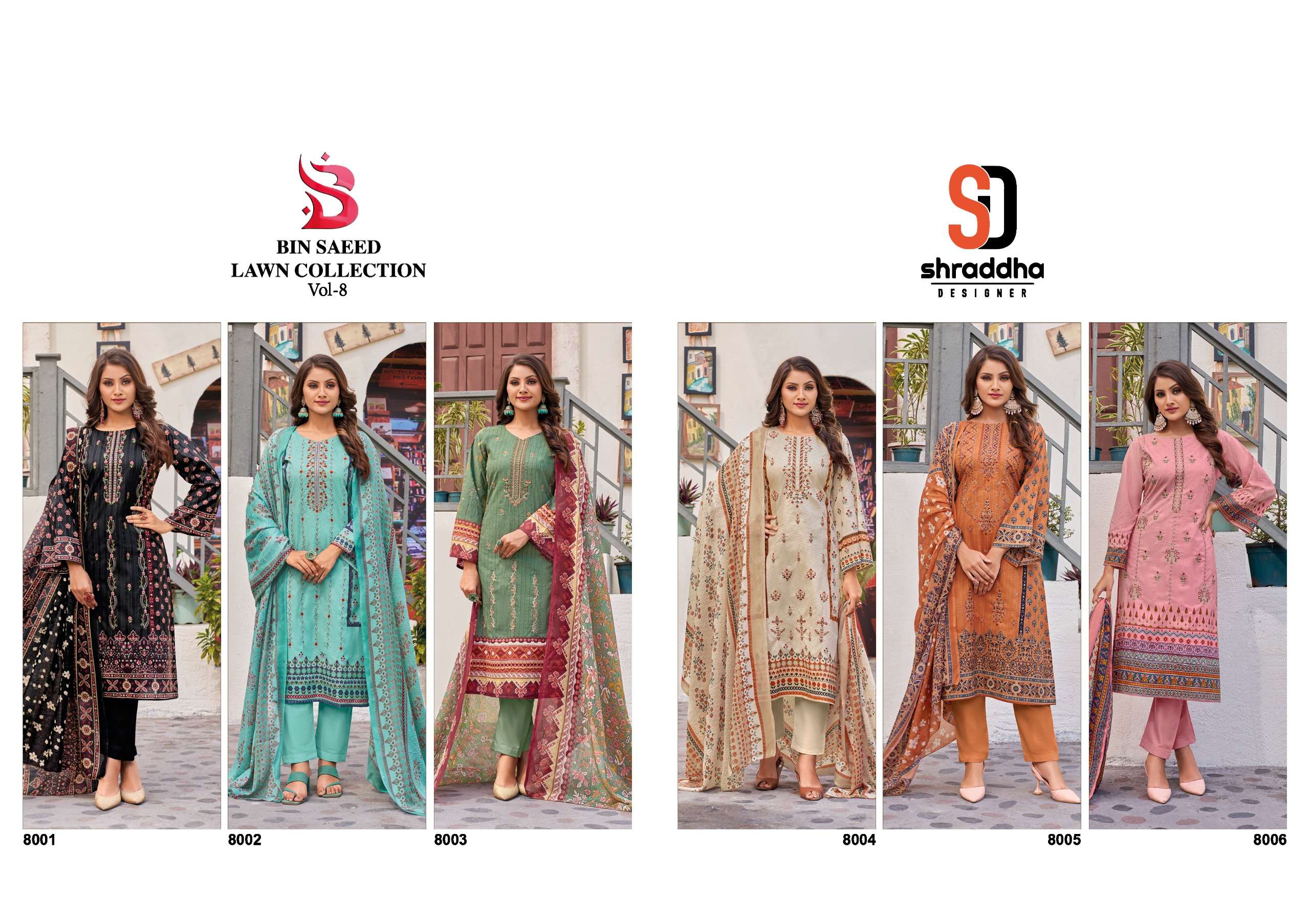 SHRADDHA DESIGNER BIN SAEED VOL 8