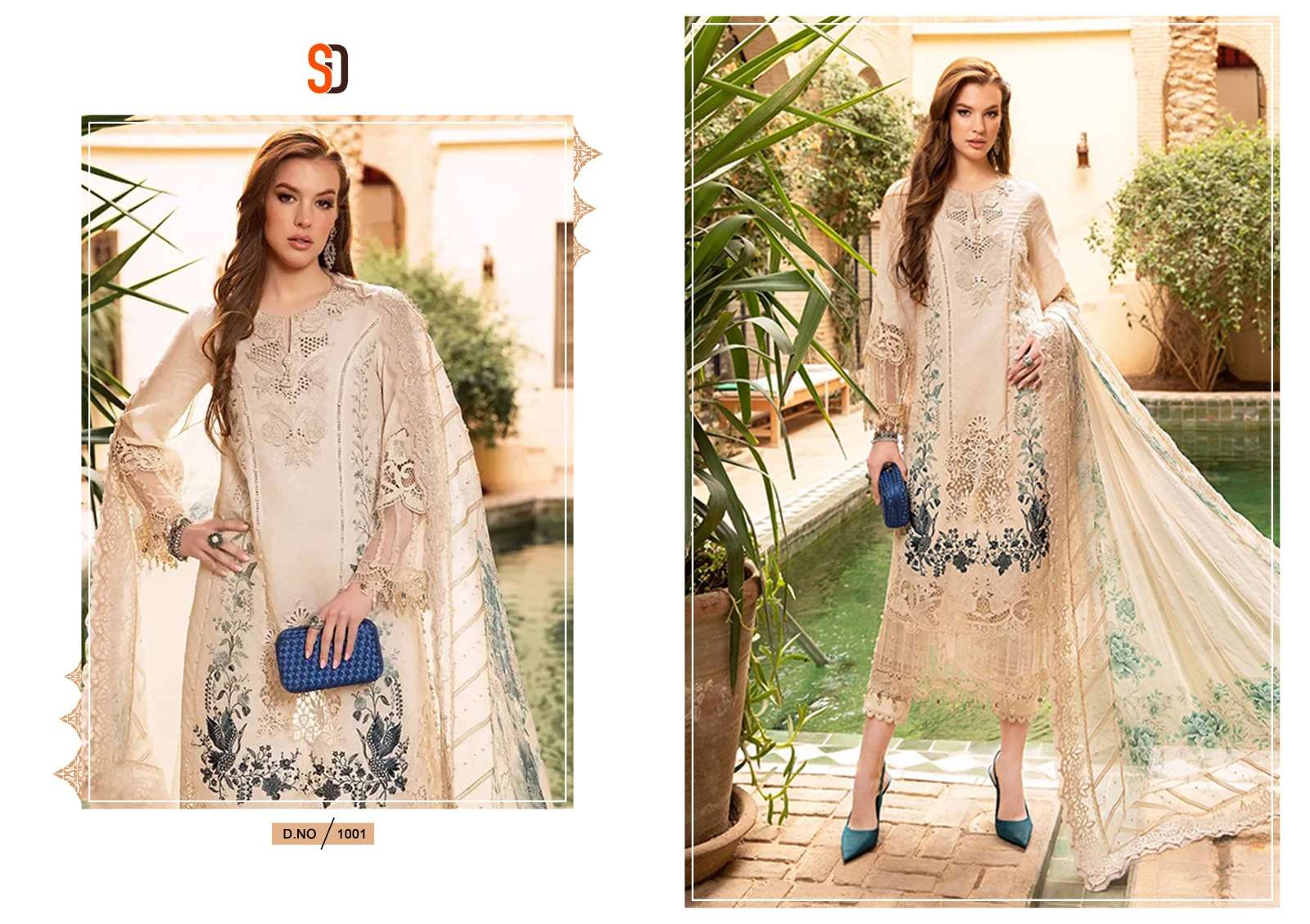 SHRADDHA DESIGNER MARIA B LAWN VOL 1 