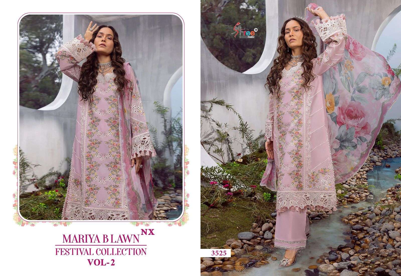 SHREE FABS MARIYA B LAWN FESTIVAL COLLECTION VOL 2 NX 