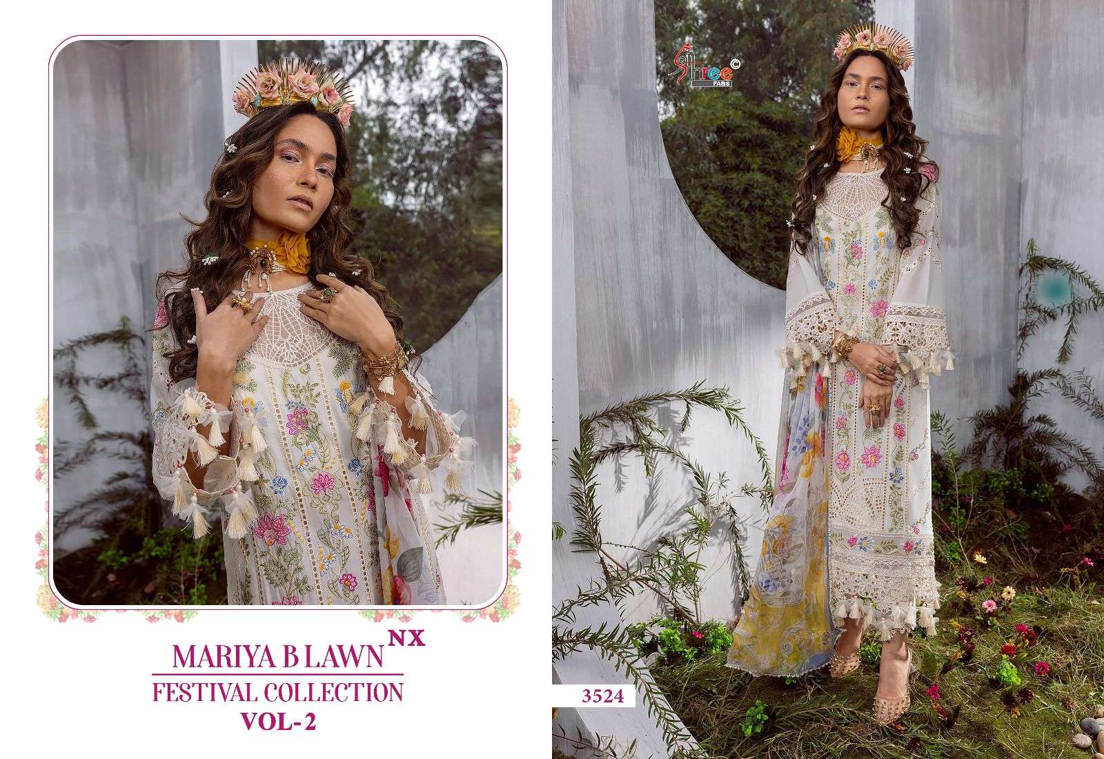 SHREE FABS MARIYA B LAWN FESTIVAL COLLECTION VOL 2 NX 