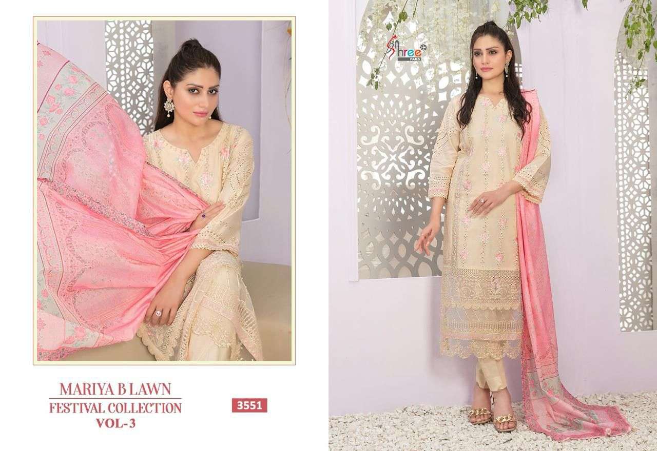 SHREE FABS MARIYA B LAWN FESTIVAL COLLECTION VOL 3 