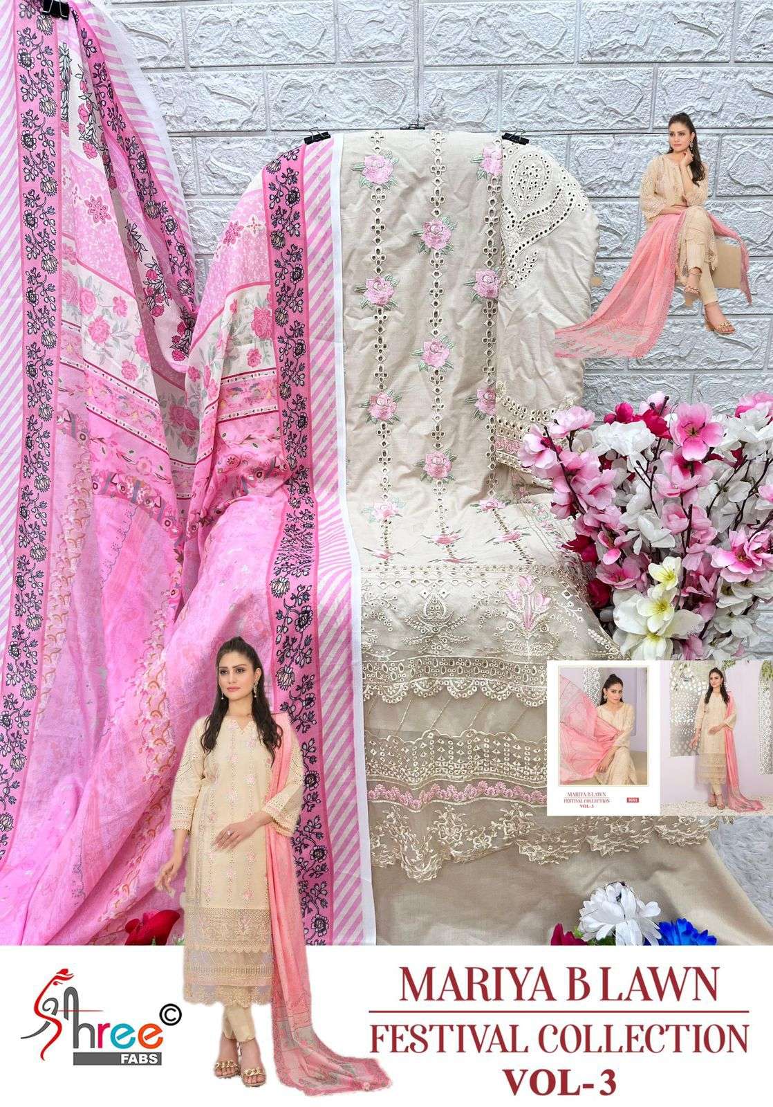 SHREE FABS MARIYA B LAWN FESTIVAL COLLECTION VOL 3 