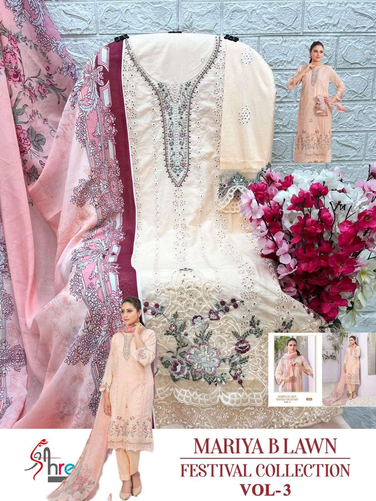 SHREE FABS MARIYA B LAWN FESTIVAL COLLECTION VOL 3 
