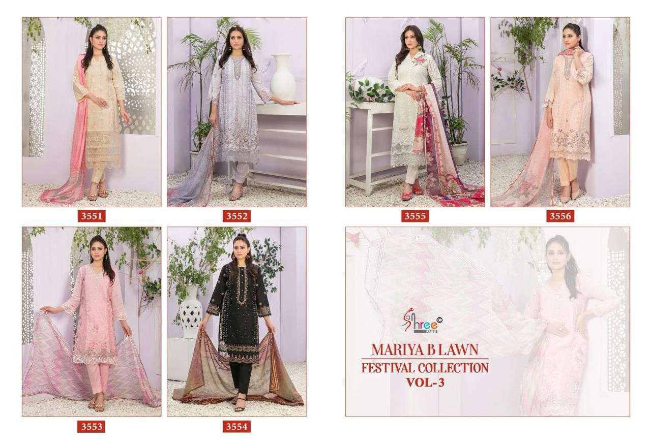 SHREE FABS MARIYA B LAWN FESTIVAL COLLECTION VOL 3 