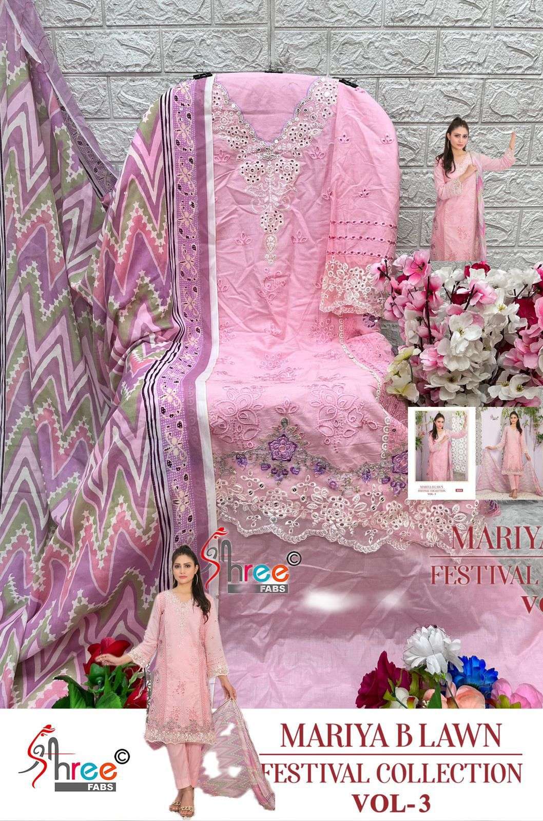 SHREE FABS MARIYA B LAWN FESTIVAL COLLECTION VOL 3 