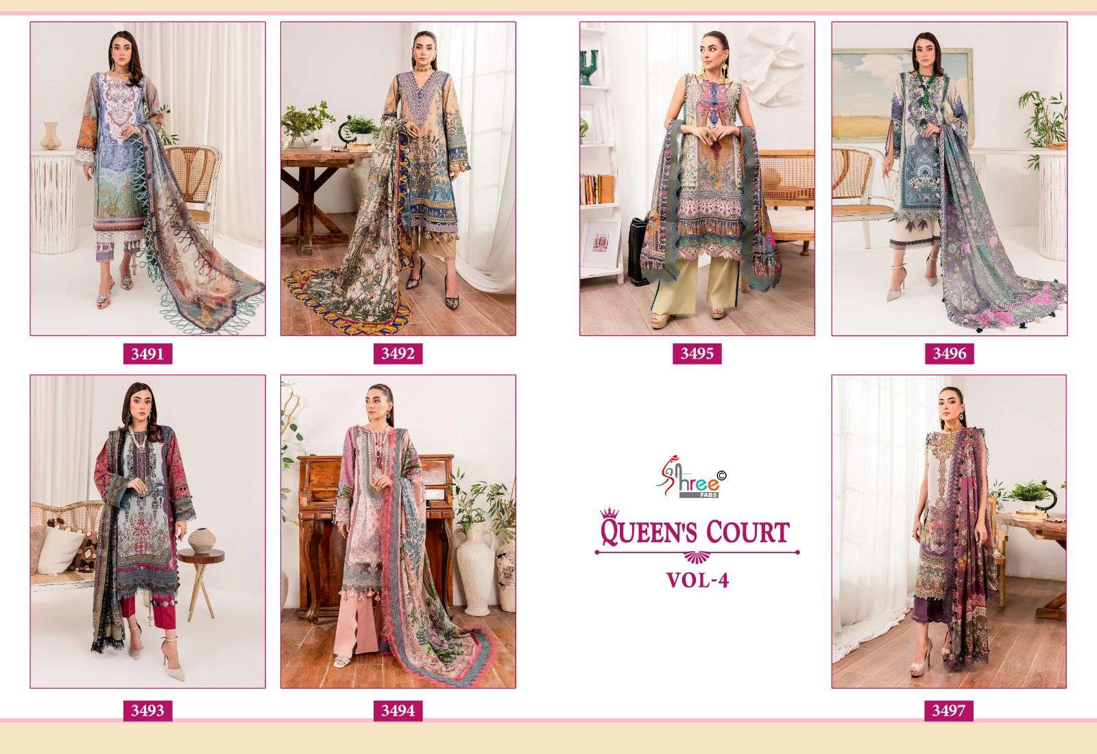 SHREE FABS QUEENS COURT VOL 4