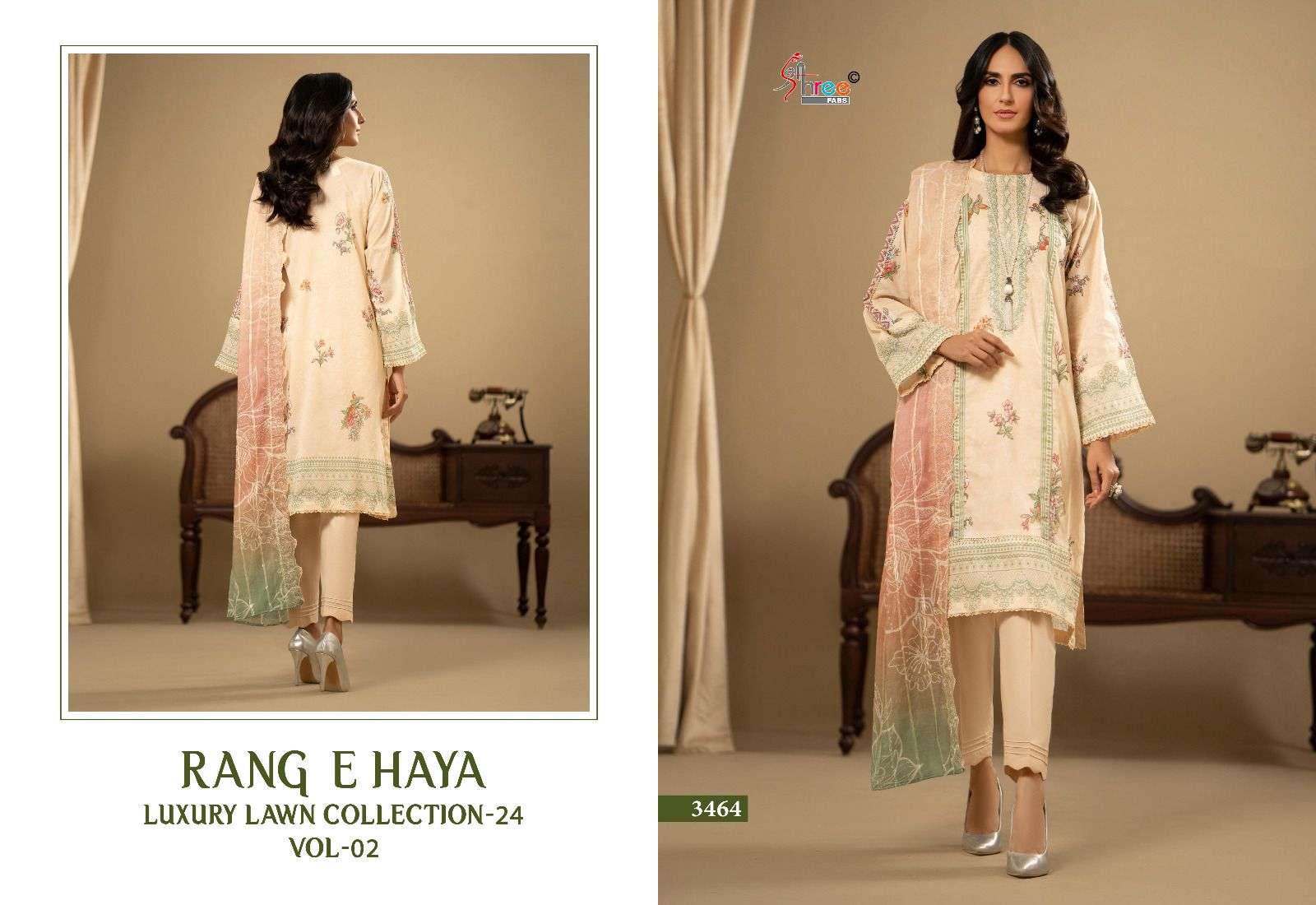 SHREE FABS RANG E HAYA LUXURY LAWN COLLECTION VOL 2