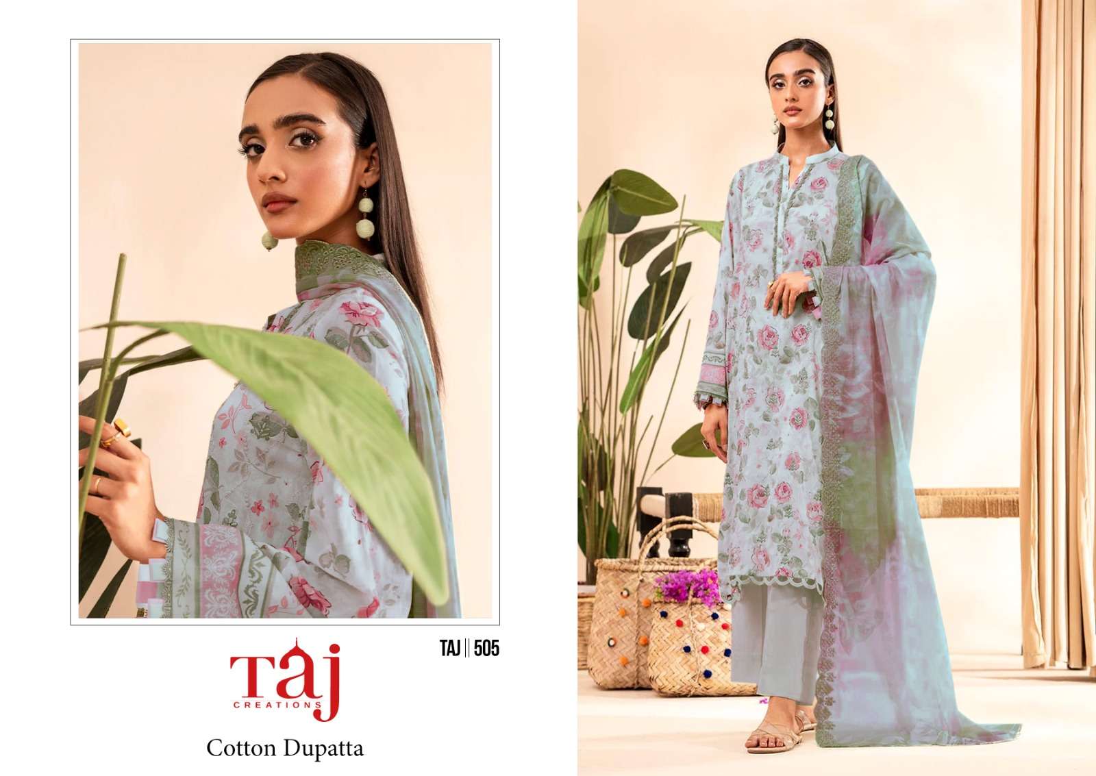 TAJ CREATIONS D NO 504 & 505 