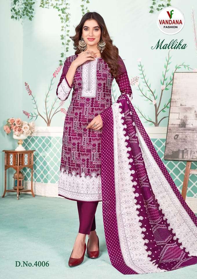 VANDANA FASHION MALLIKA VOL 4 