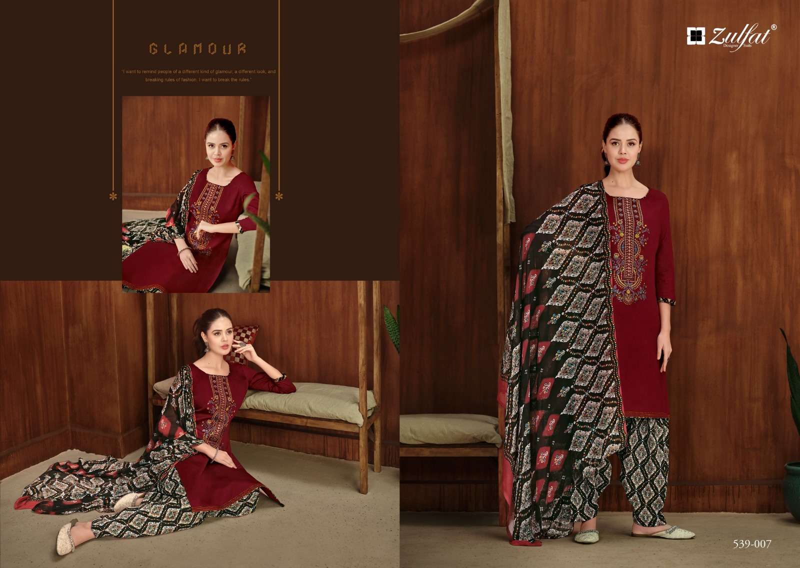ZULFAT DESIGNER SUITS SHANAYA 