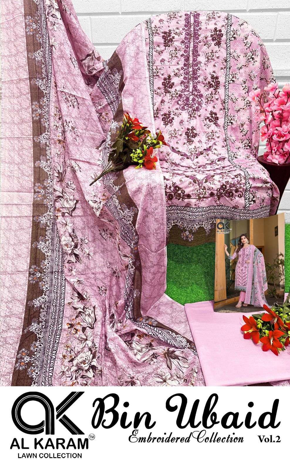 AL KARAM BIN UBAID EMBROIDERED COLLECTION VOL 2 