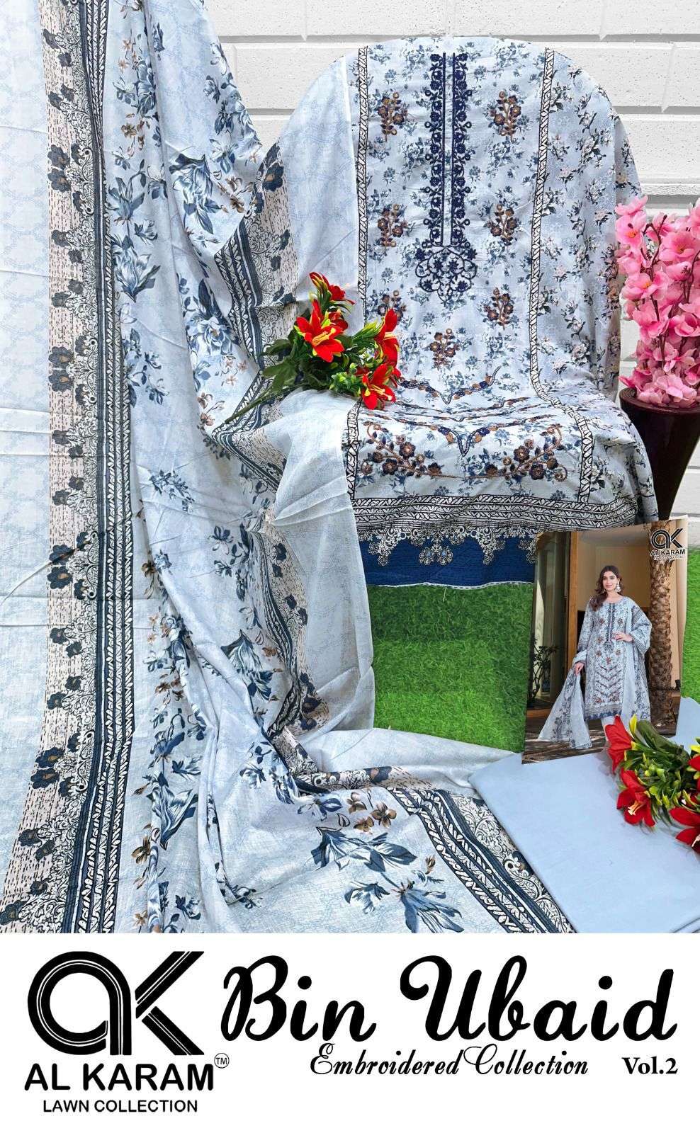 AL KARAM BIN UBAID EMBROIDERED COLLECTION VOL 2 